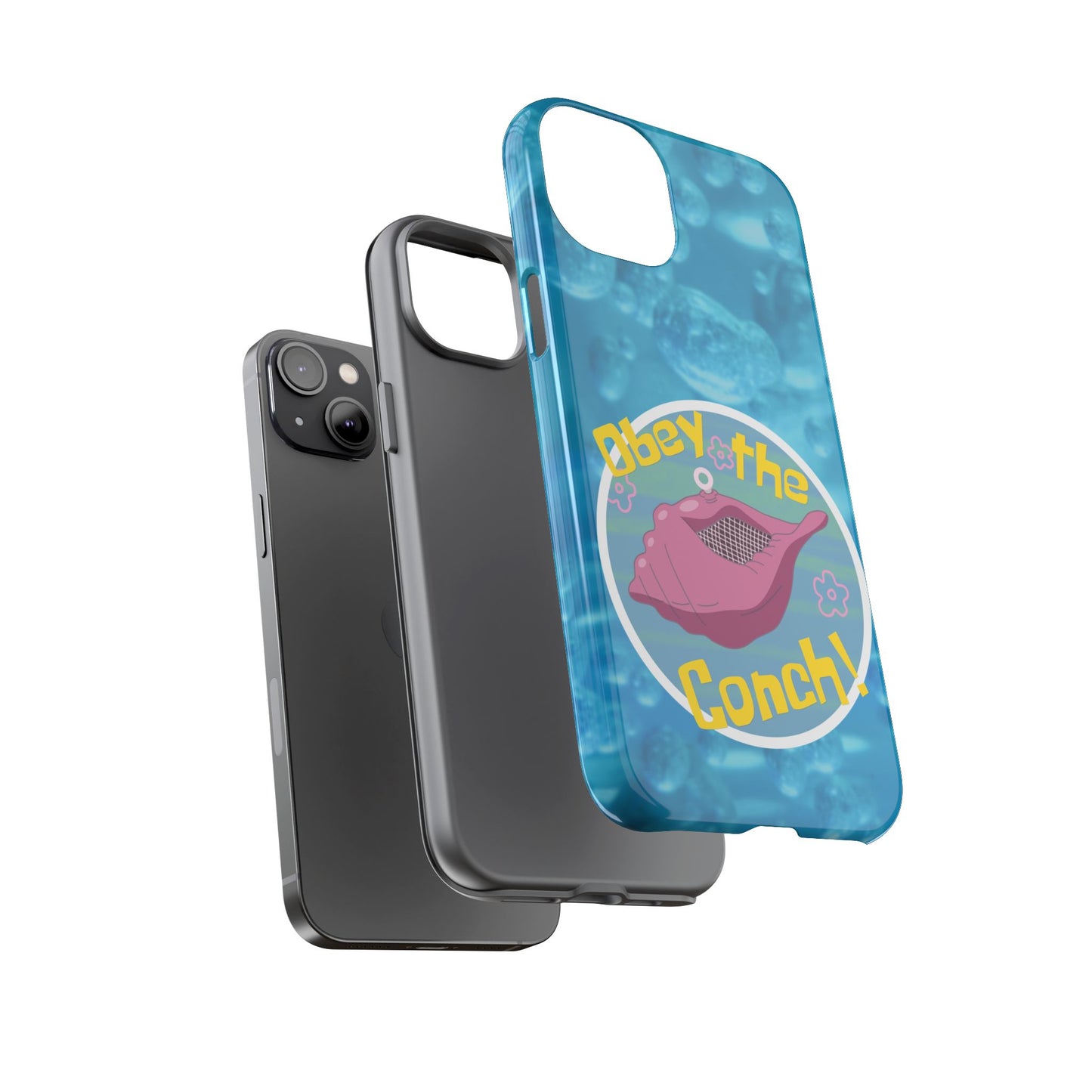 Phone Cases - Obey the Conch, Spongebob Design