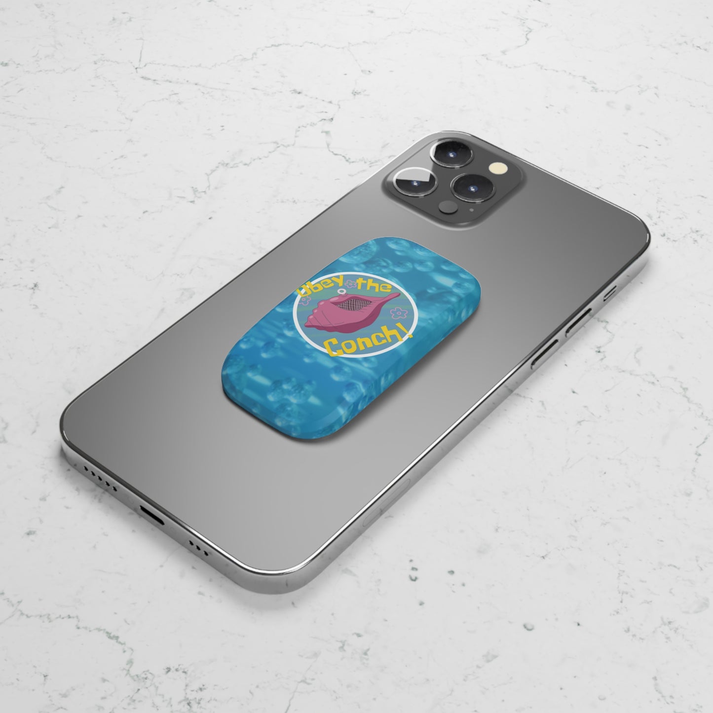 Phone Grip - Obey the Conch Spongebob Design