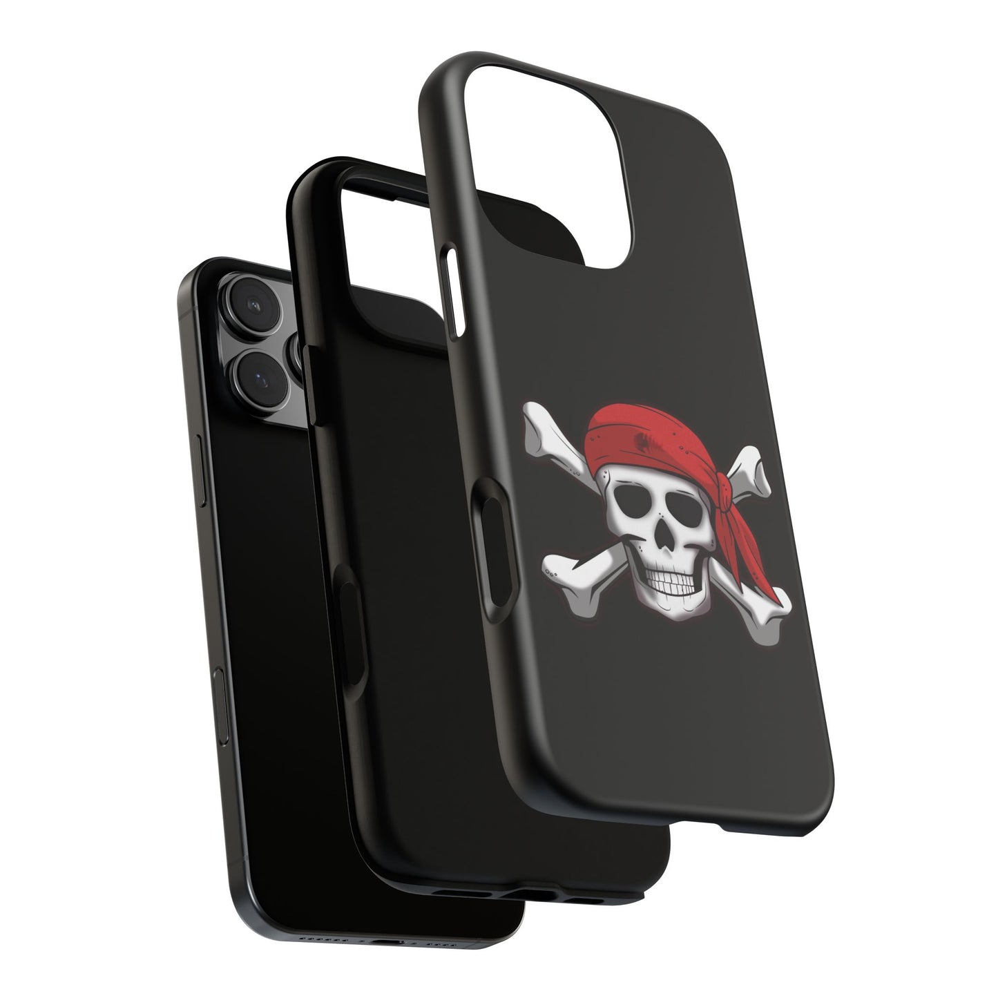 Pirate Skull and Crossbones with Jolly Roger Bandana - Tough Cases