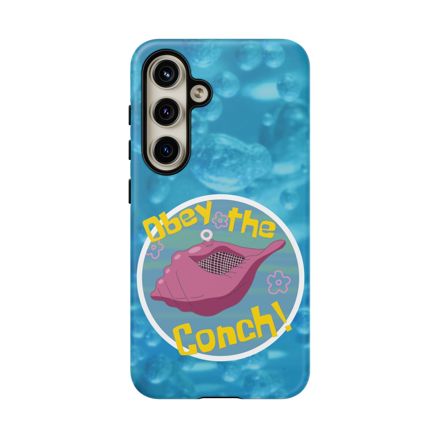 Phone Cases - Obey the Conch, Spongebob Design