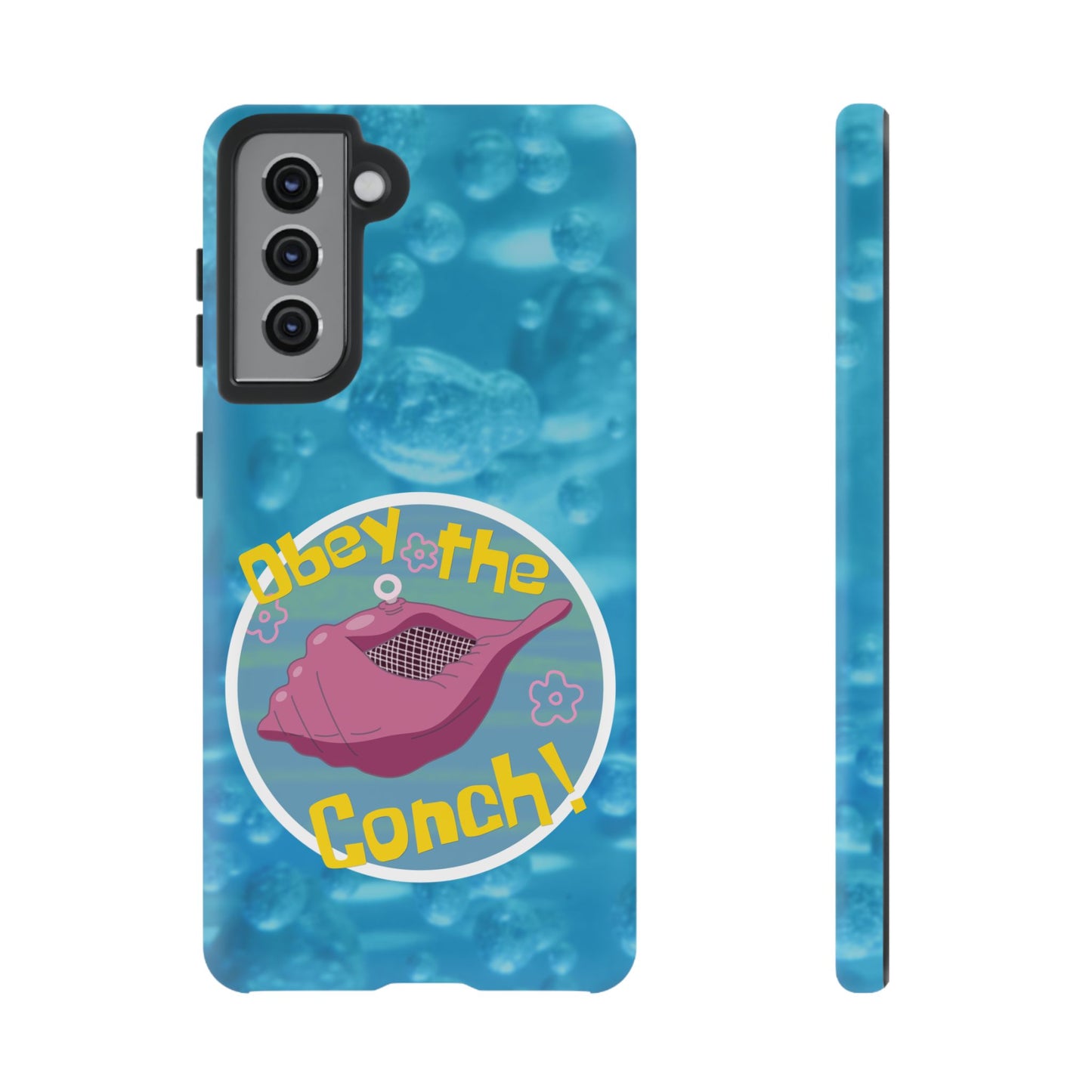 Phone Cases - Obey the Conch, Spongebob Design