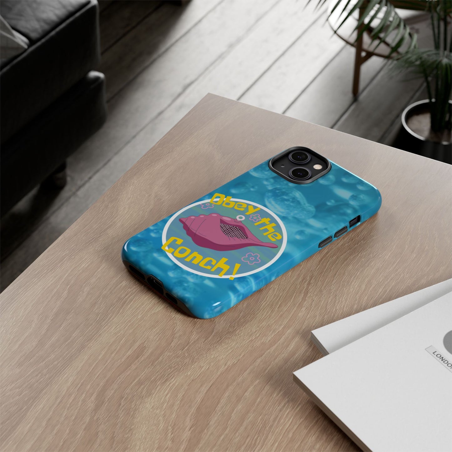 Phone Cases - Obey the Conch, Spongebob Design