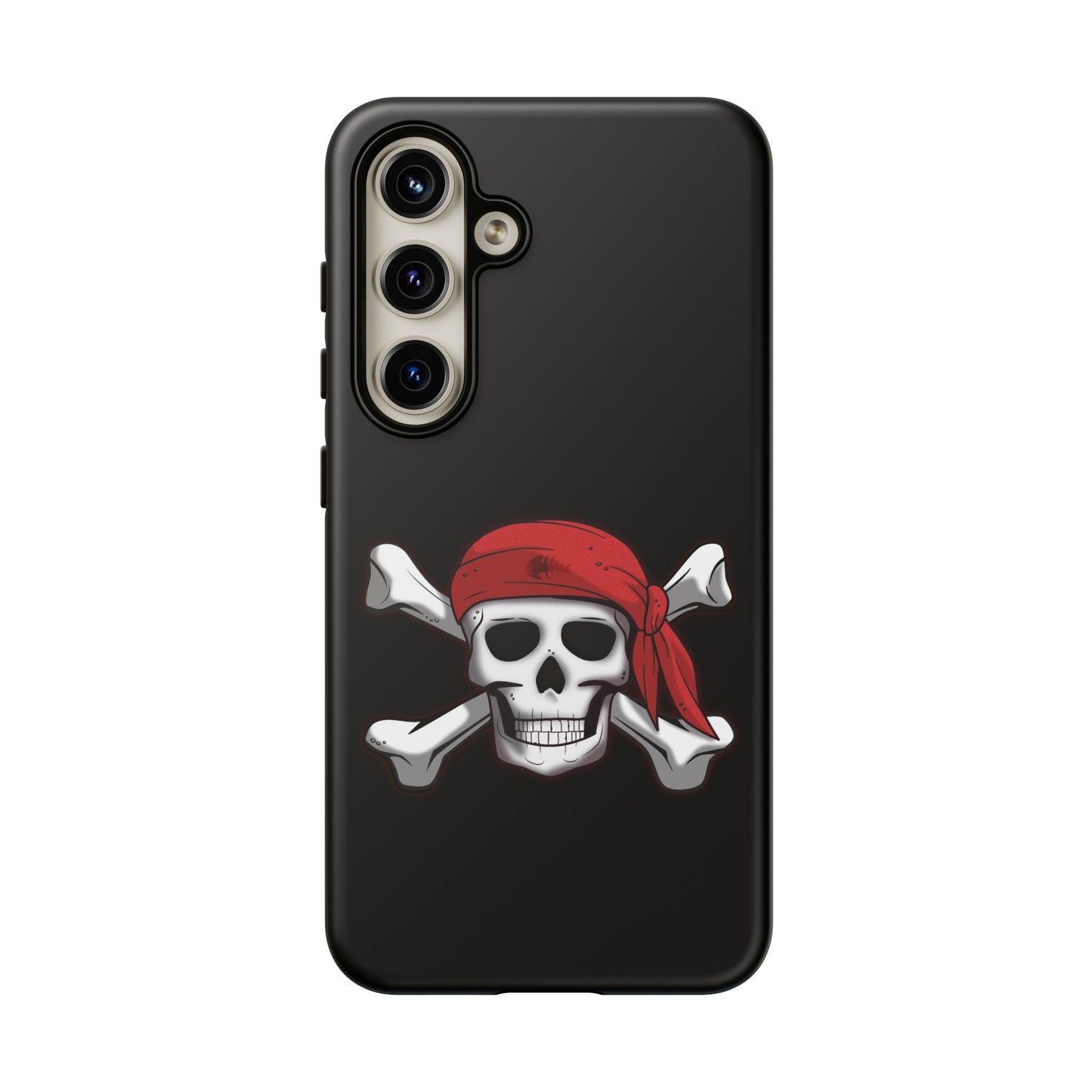 Pirate Skull and Crossbones with Jolly Roger Bandana - Tough Cases