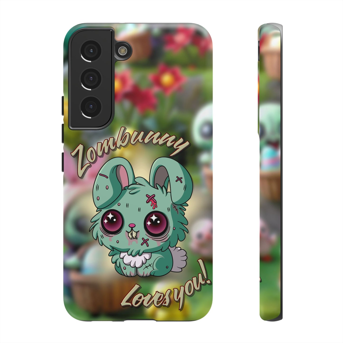 Phone Case - Cute Zombie Bunny - Zombunny Loves You