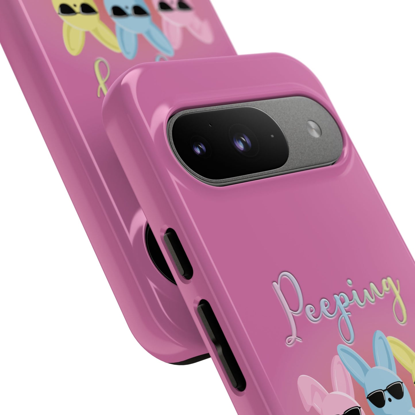 Phone Case - Peeping It Real Bunny Design for Easter & Spring