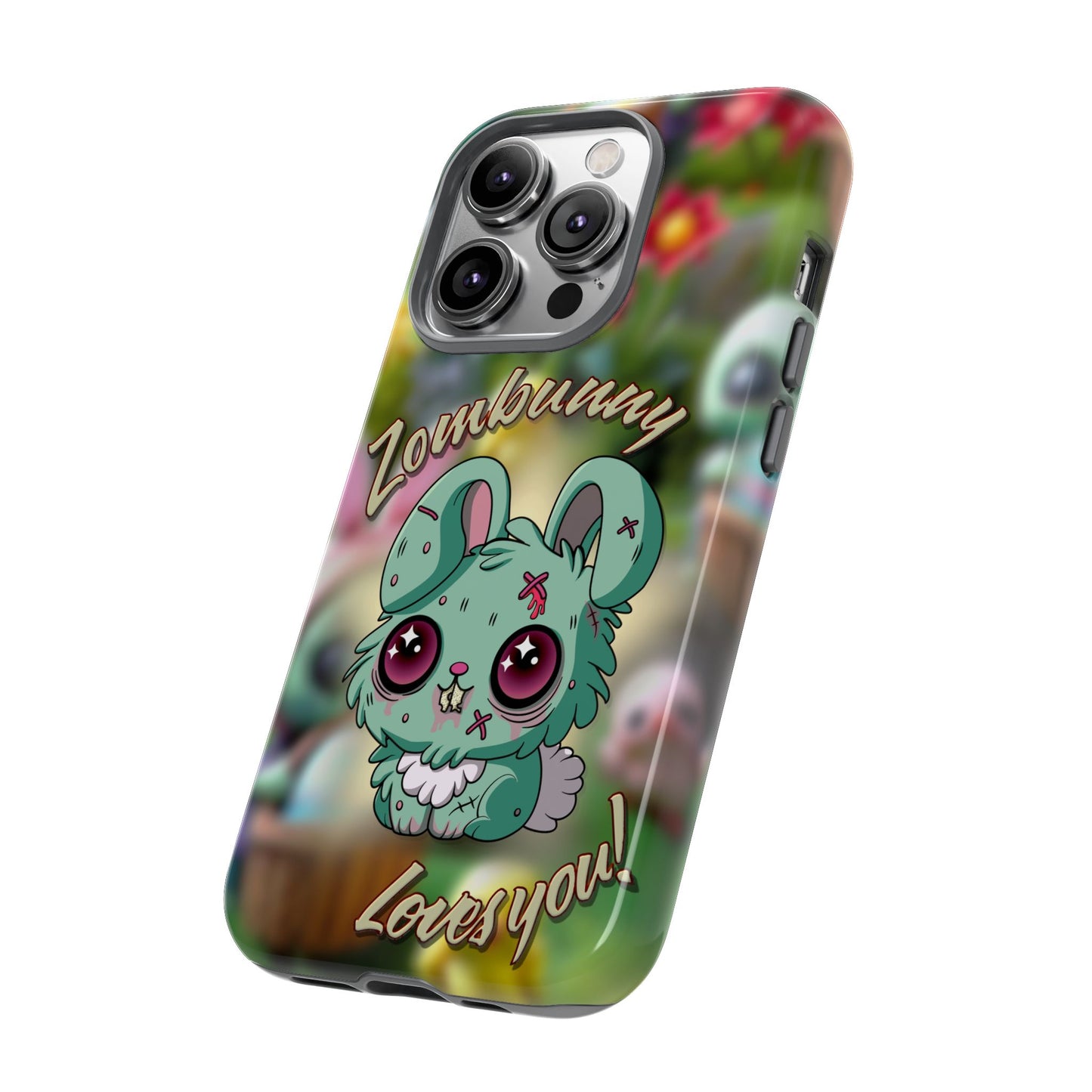 Phone Case - Cute Zombie Bunny - Zombunny Loves You