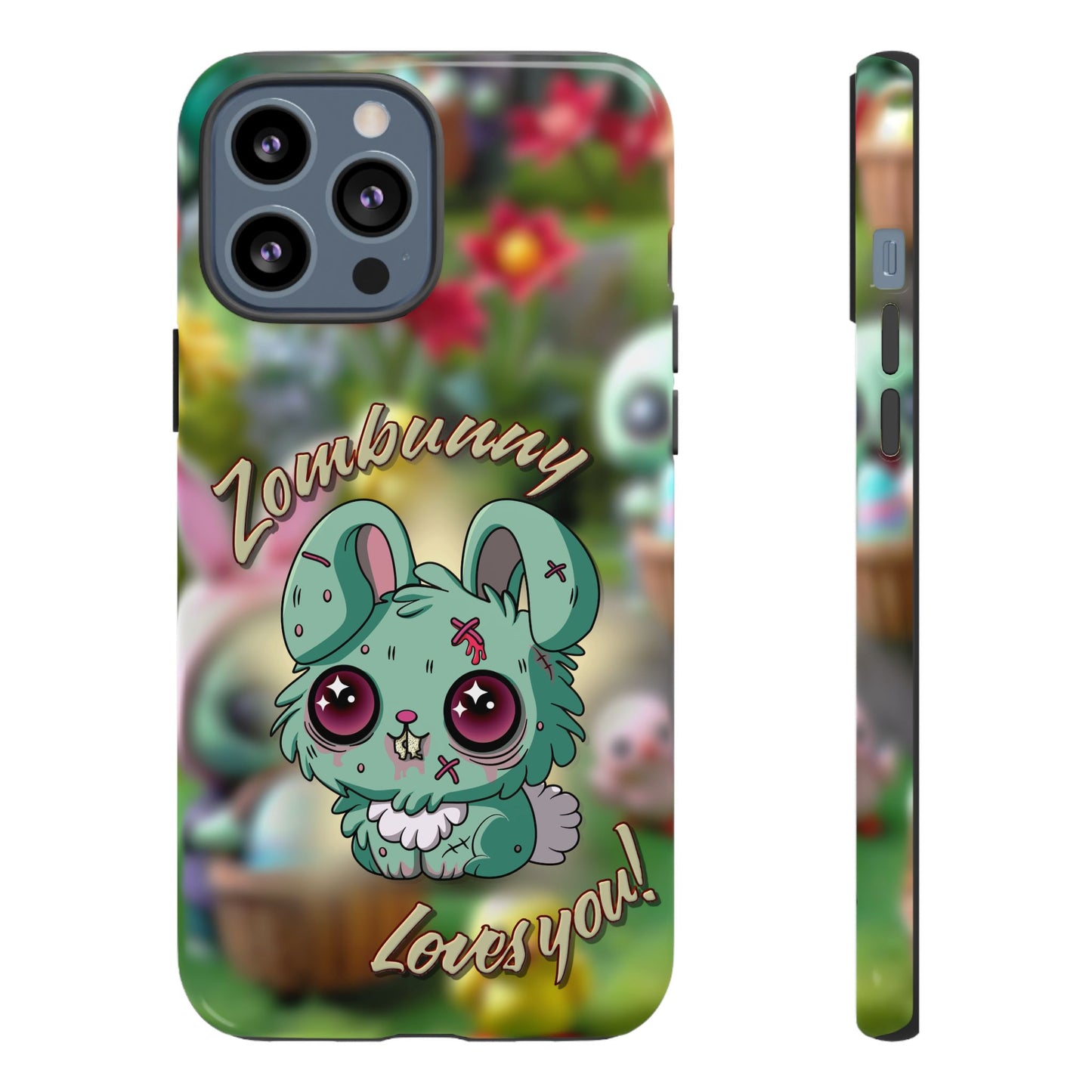 Phone Case - Cute Zombie Bunny - Zombunny Loves You