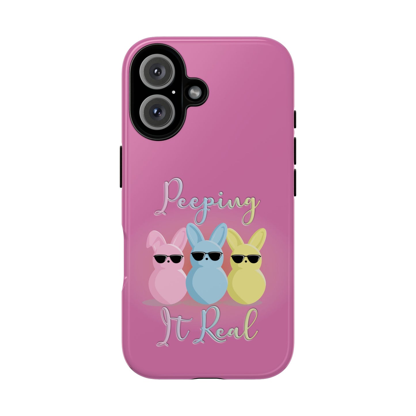 Phone Case - Peeping It Real Bunny Design for Easter & Spring