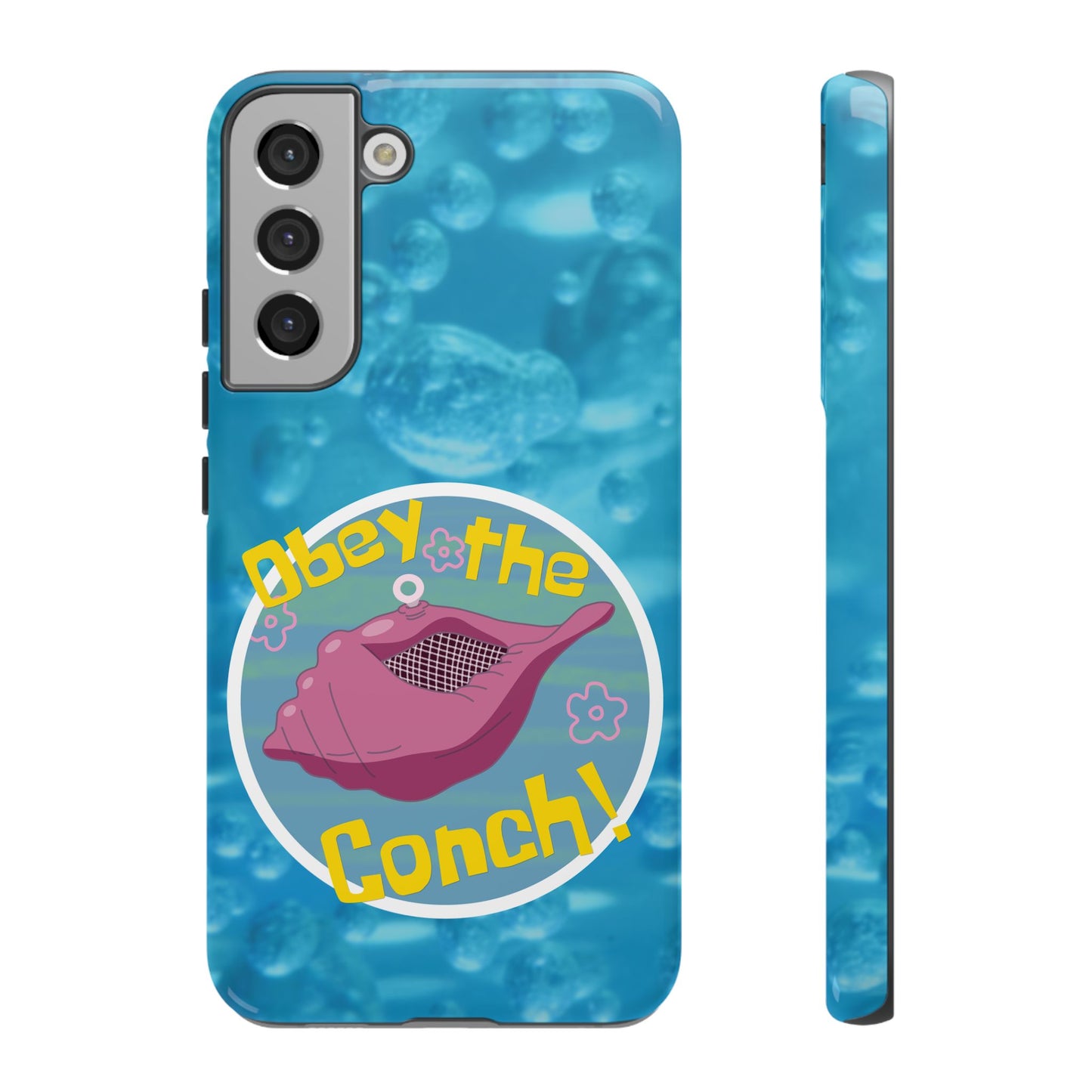 Phone Cases - Obey the Conch, Spongebob Design