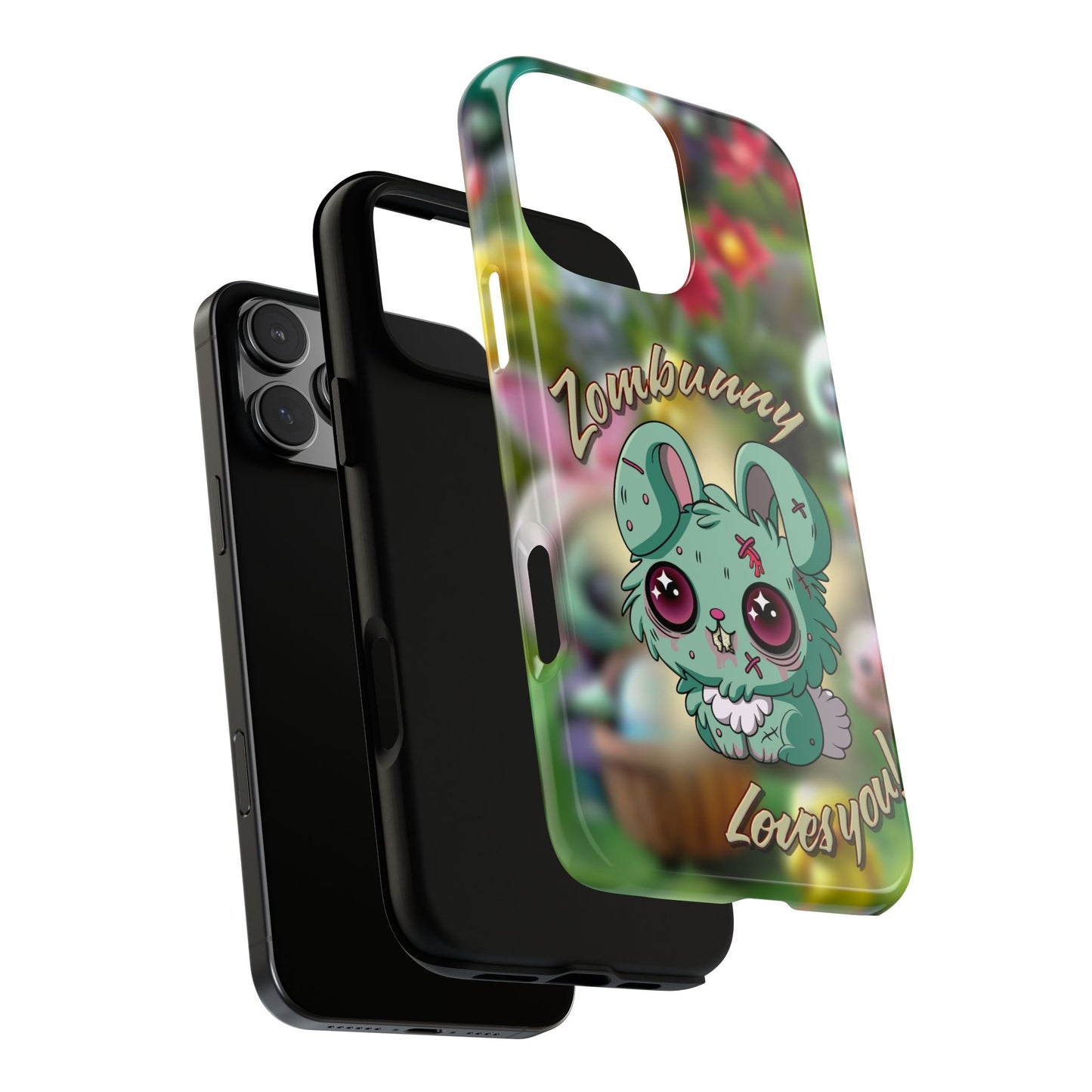 Phone Case - Cute Zombie Bunny - Zombunny Loves You