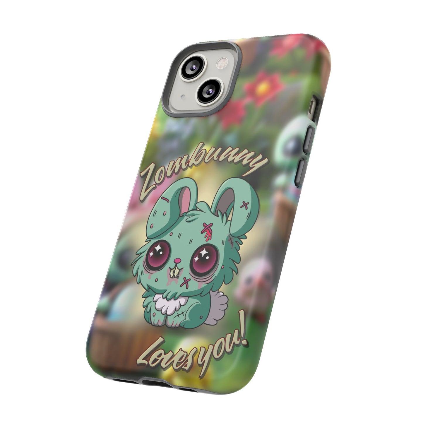 Phone Case - Cute Zombie Bunny - Zombunny Loves You