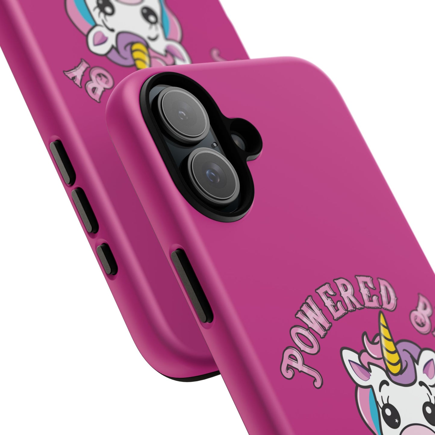 Phone Case - Powered by Unicorns and Chocolate