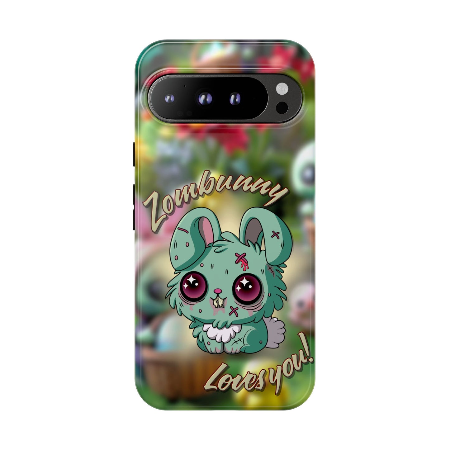 Phone Case - Cute Zombie Bunny - Zombunny Loves You