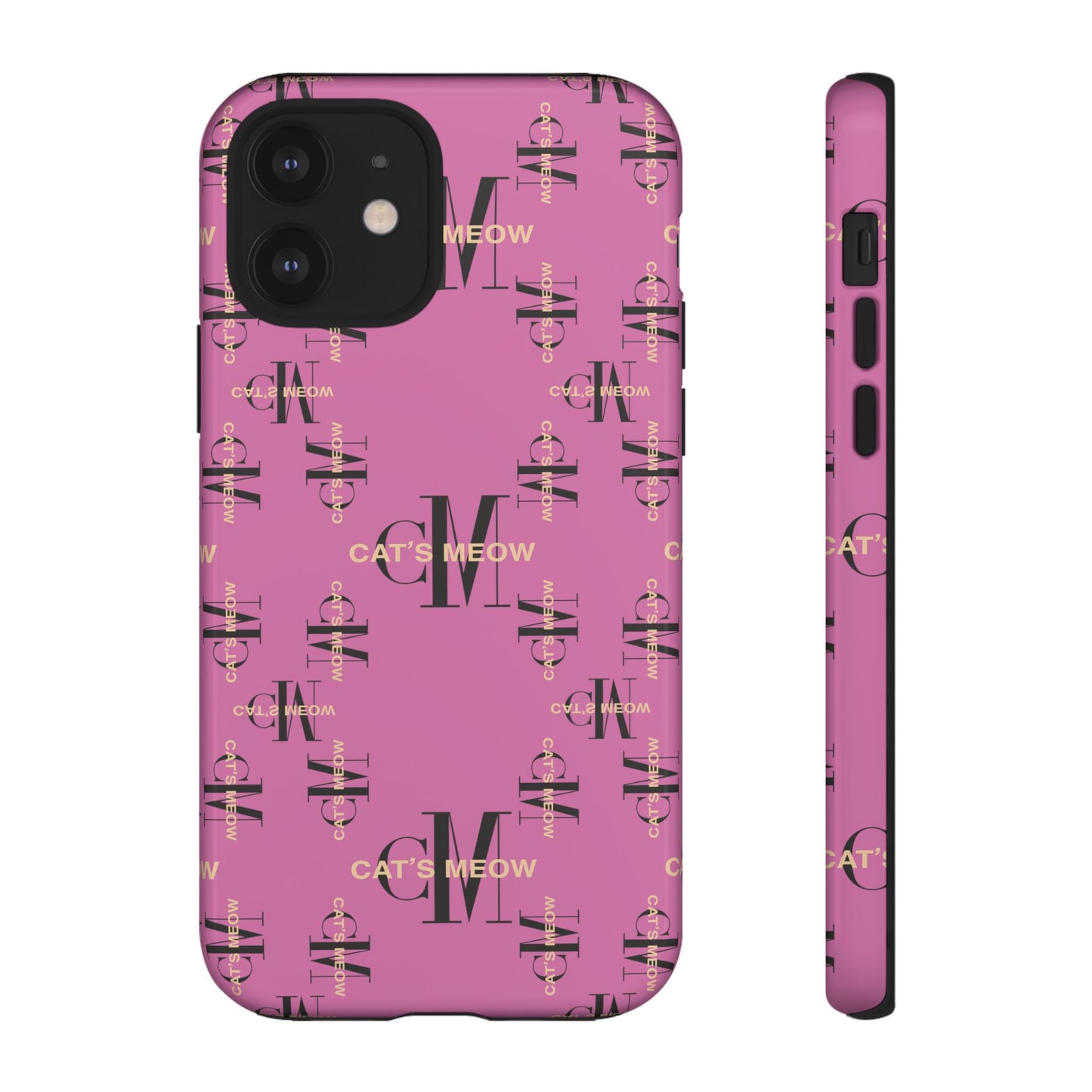 Phone Cases - Cat's Meow Logo Pattern Tough Cases