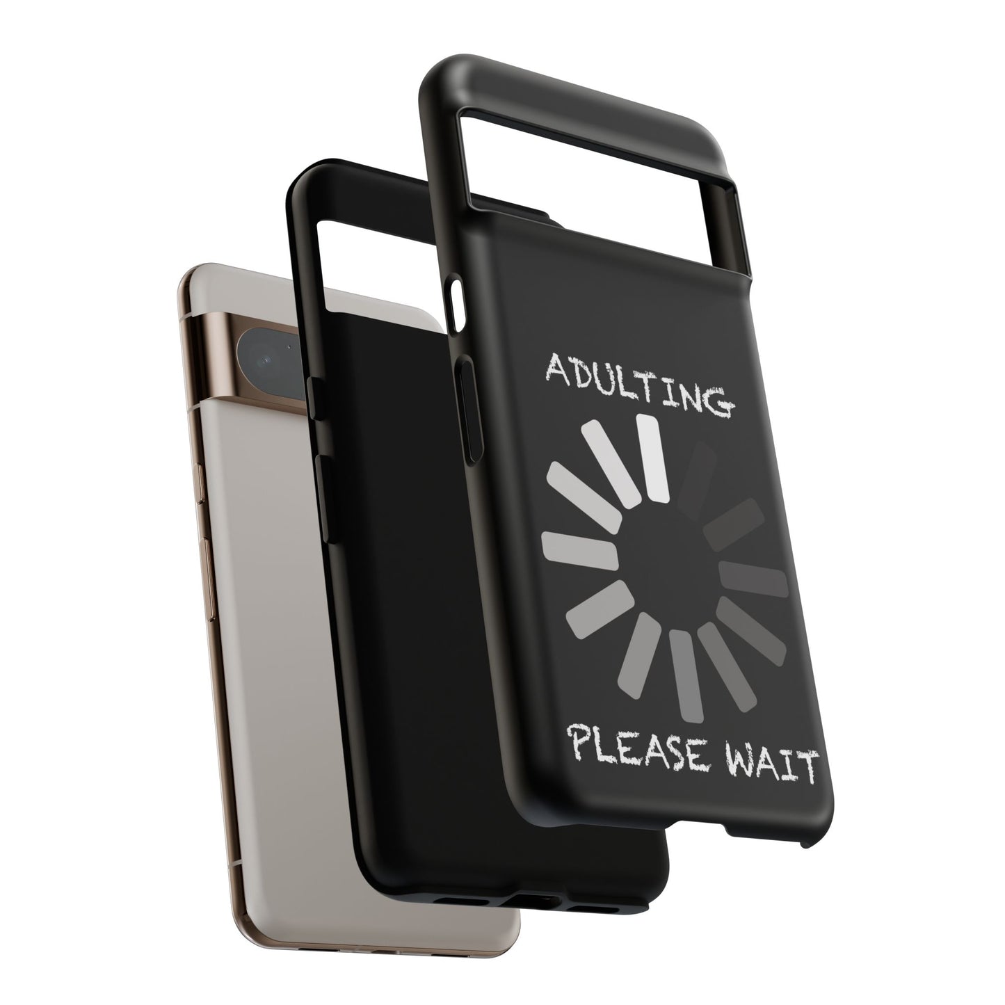 Phone Case - Adulting Please Wait Funny Tough Cases for Adults