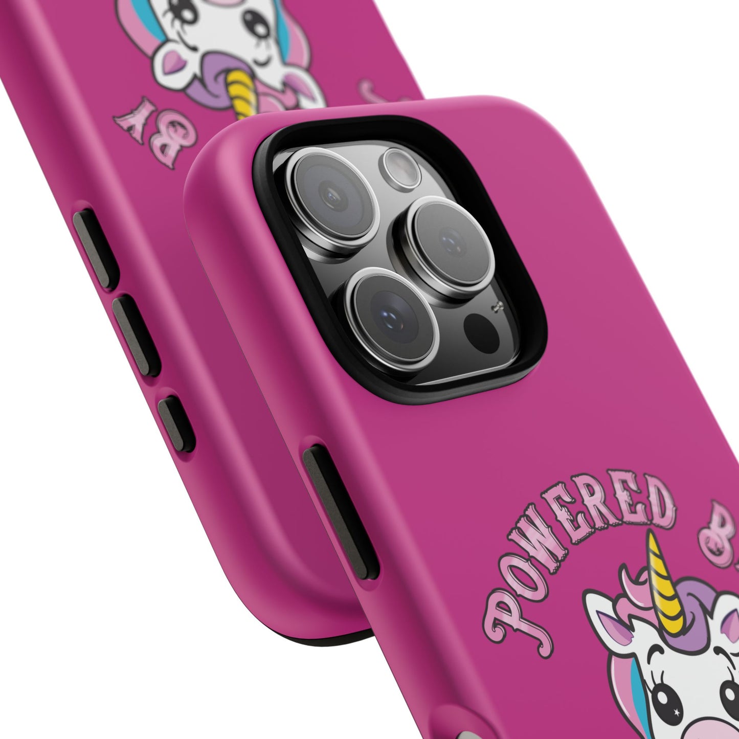 Phone Case - Powered by Unicorns and Chocolate