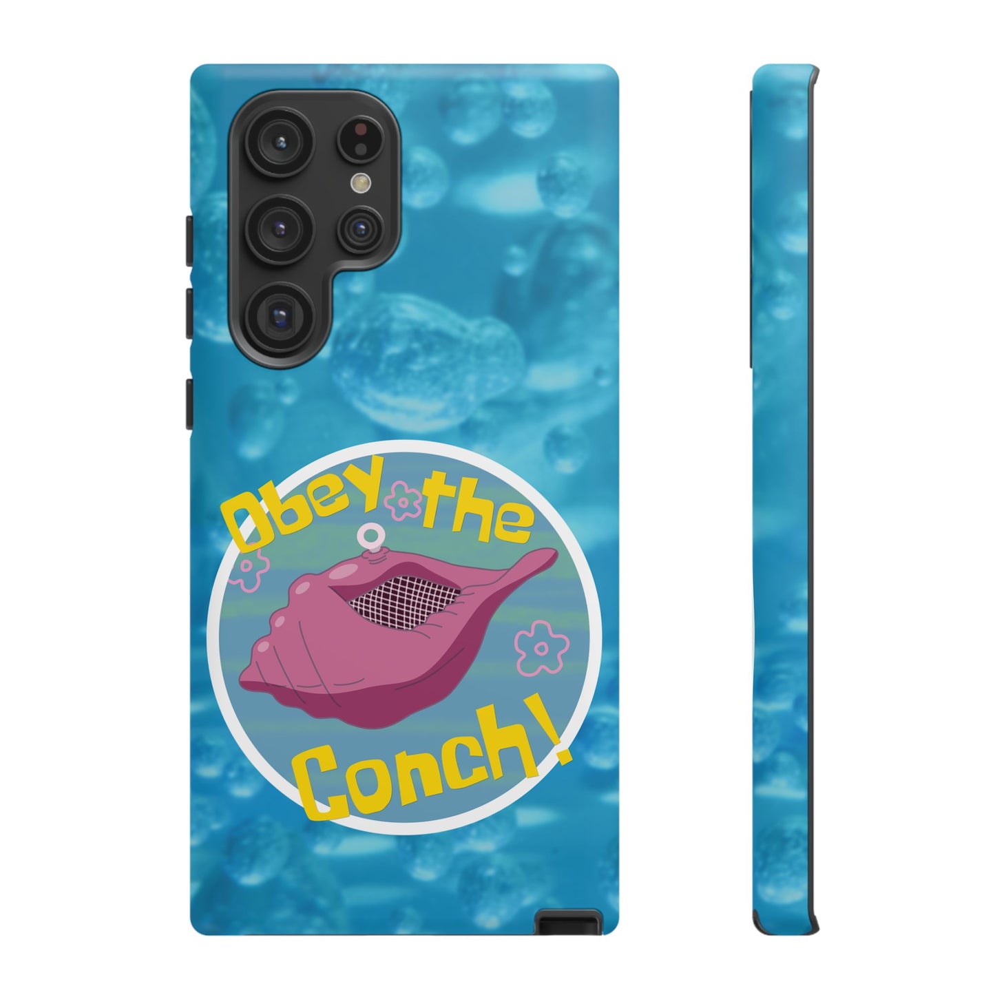 Phone Cases - Obey the Conch, Spongebob Design