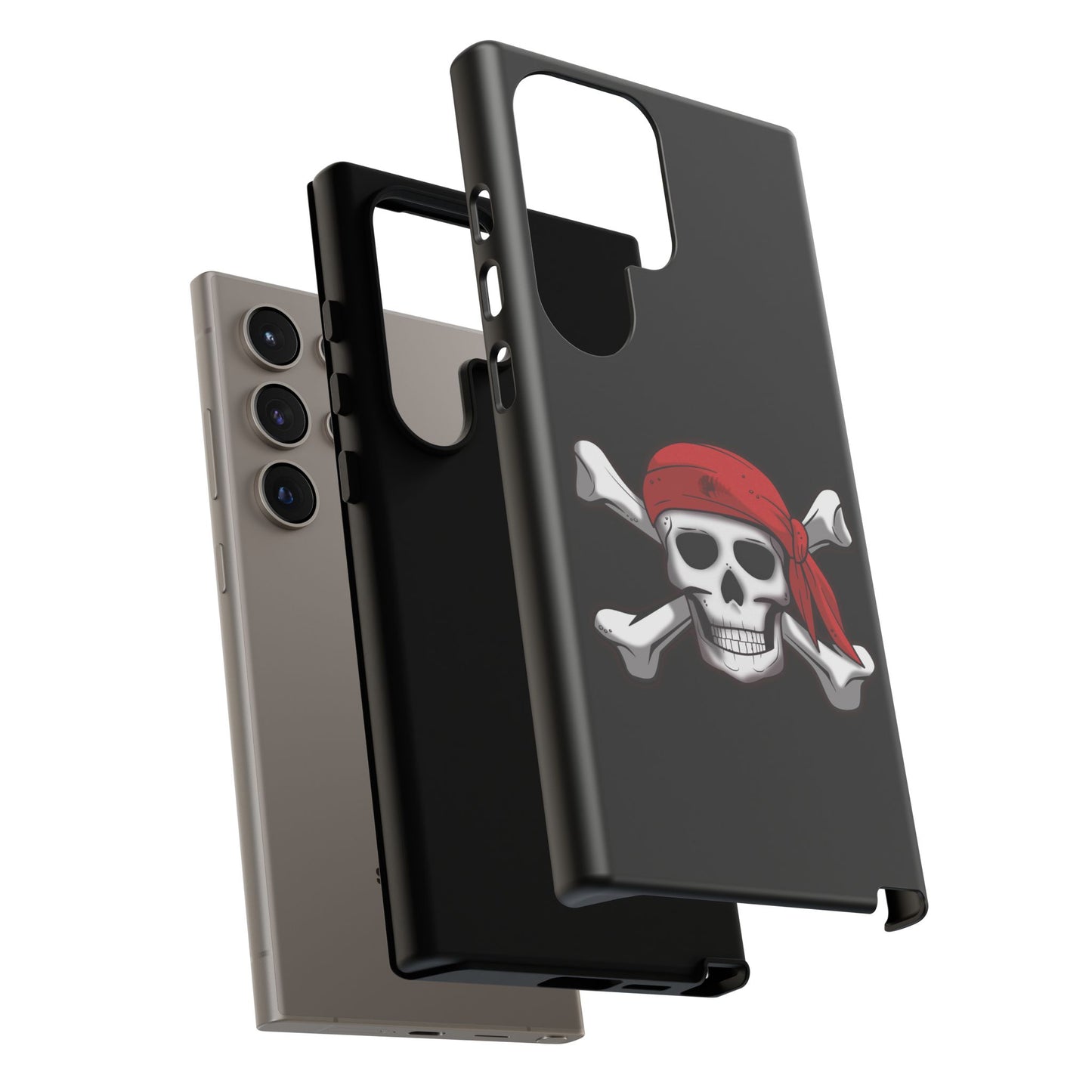 Pirate Skull and Crossbones with Jolly Roger Bandana - Tough Cases