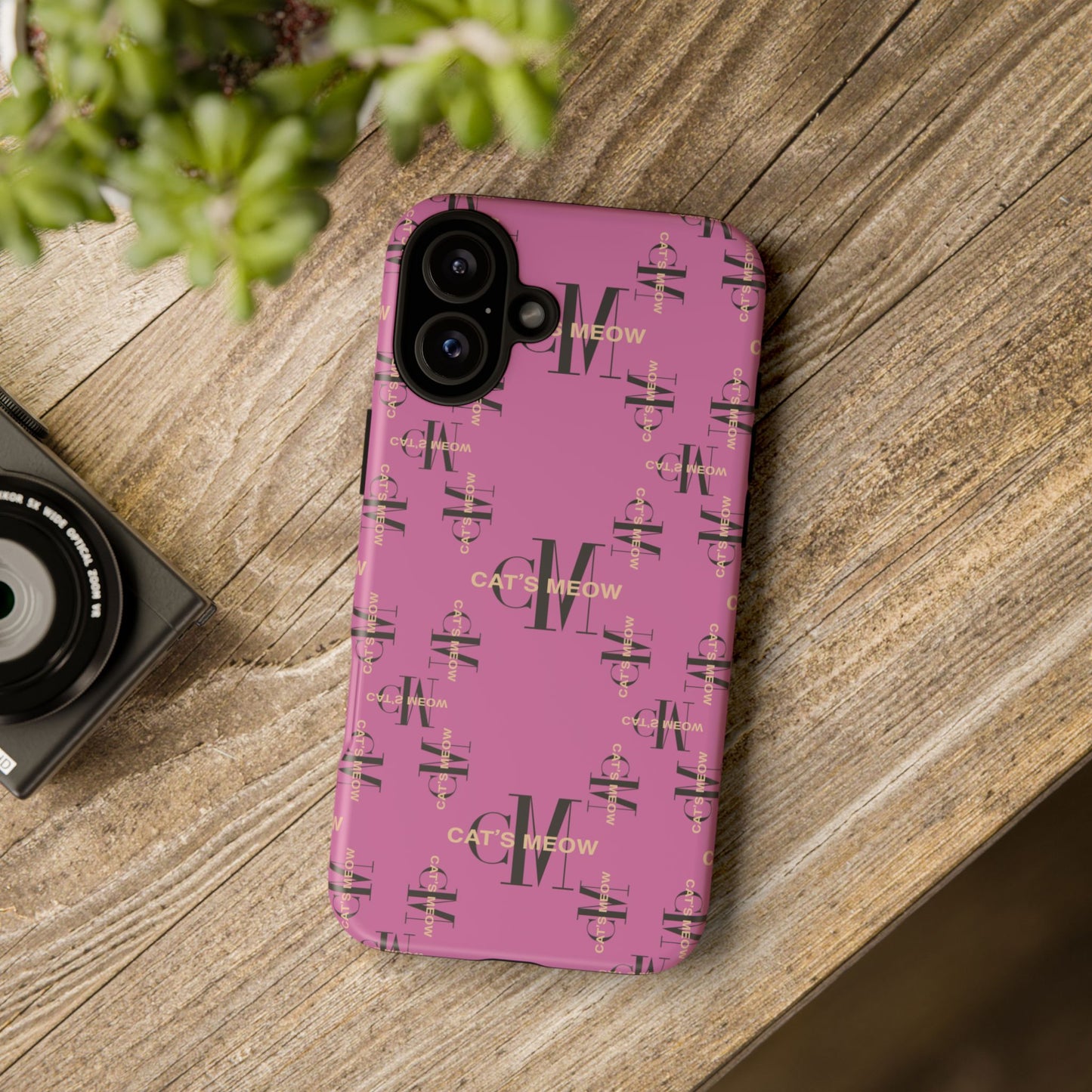 Phone Cases - Cat's Meow Logo Pattern Tough Cases