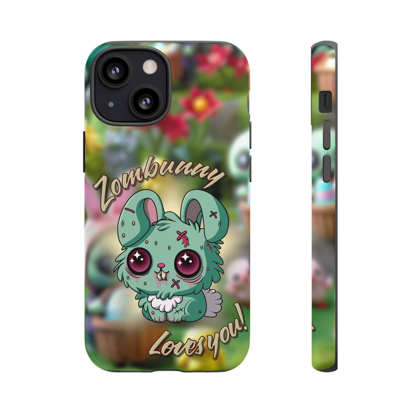 Phone Case - Cute Zombie Bunny - Zombunny Loves You