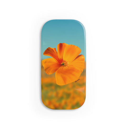 Golden Poppy Phone Click-On Grip