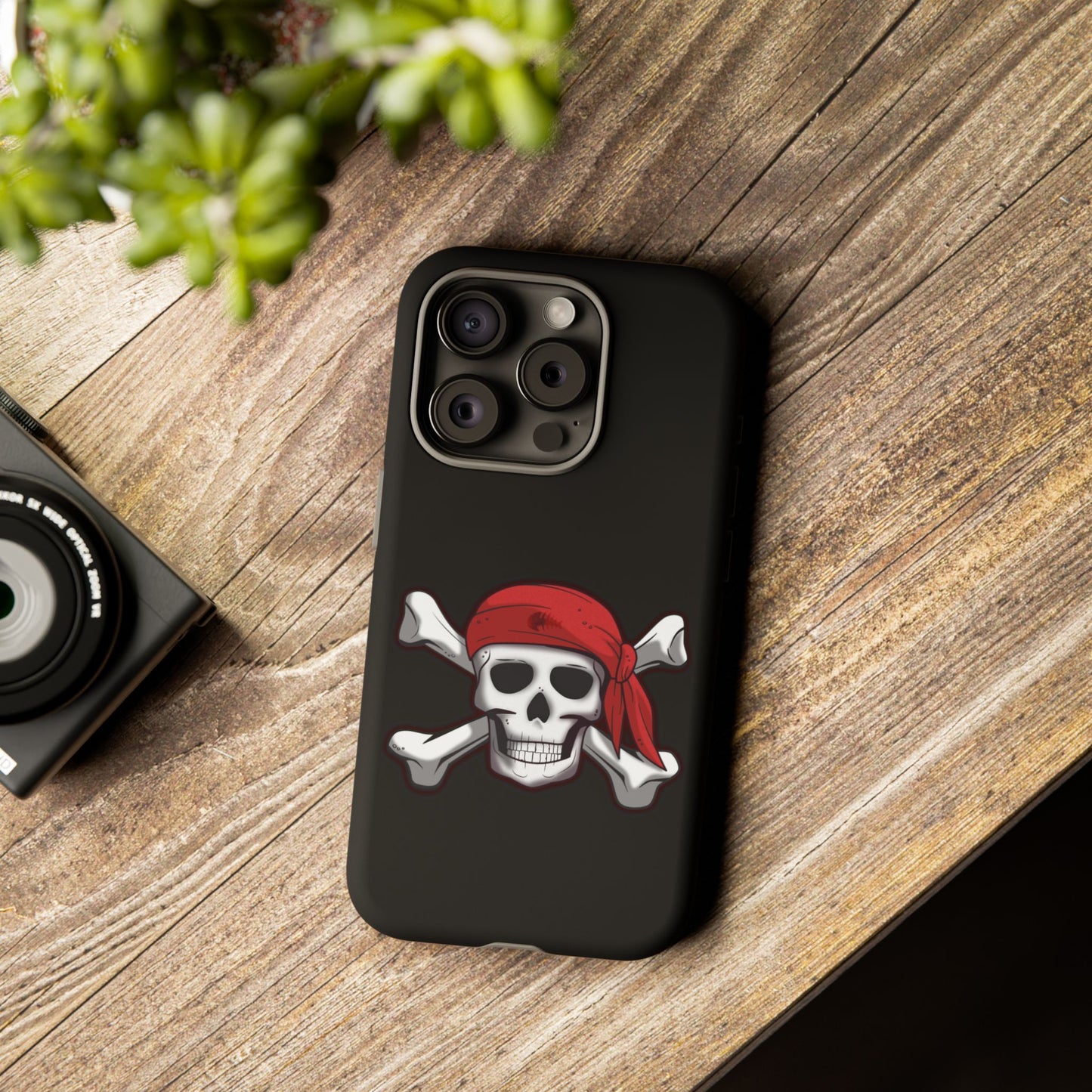 Pirate Skull and Crossbones with Jolly Roger Bandana - Tough Cases