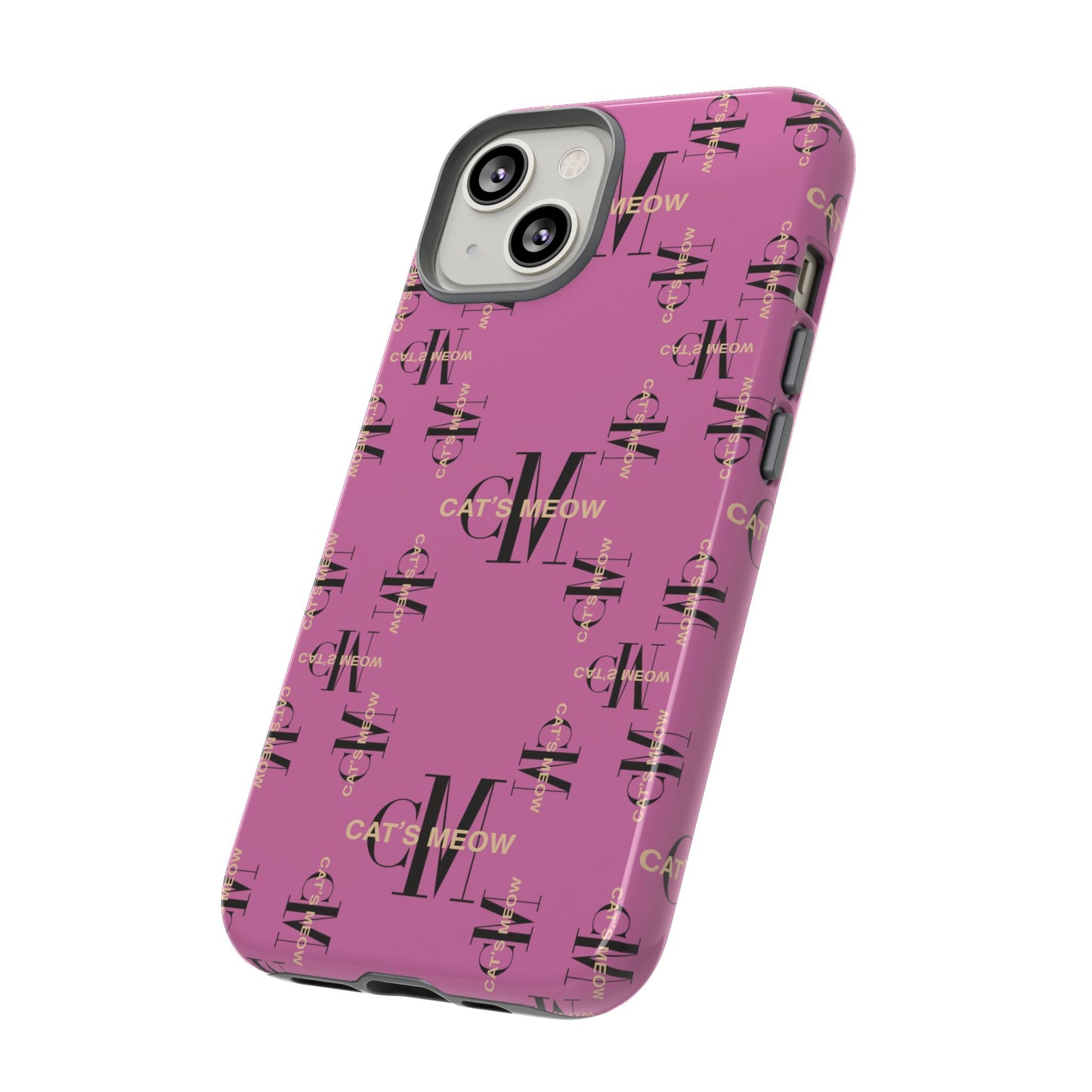 Phone Cases - Cat's Meow Logo Pattern Tough Cases