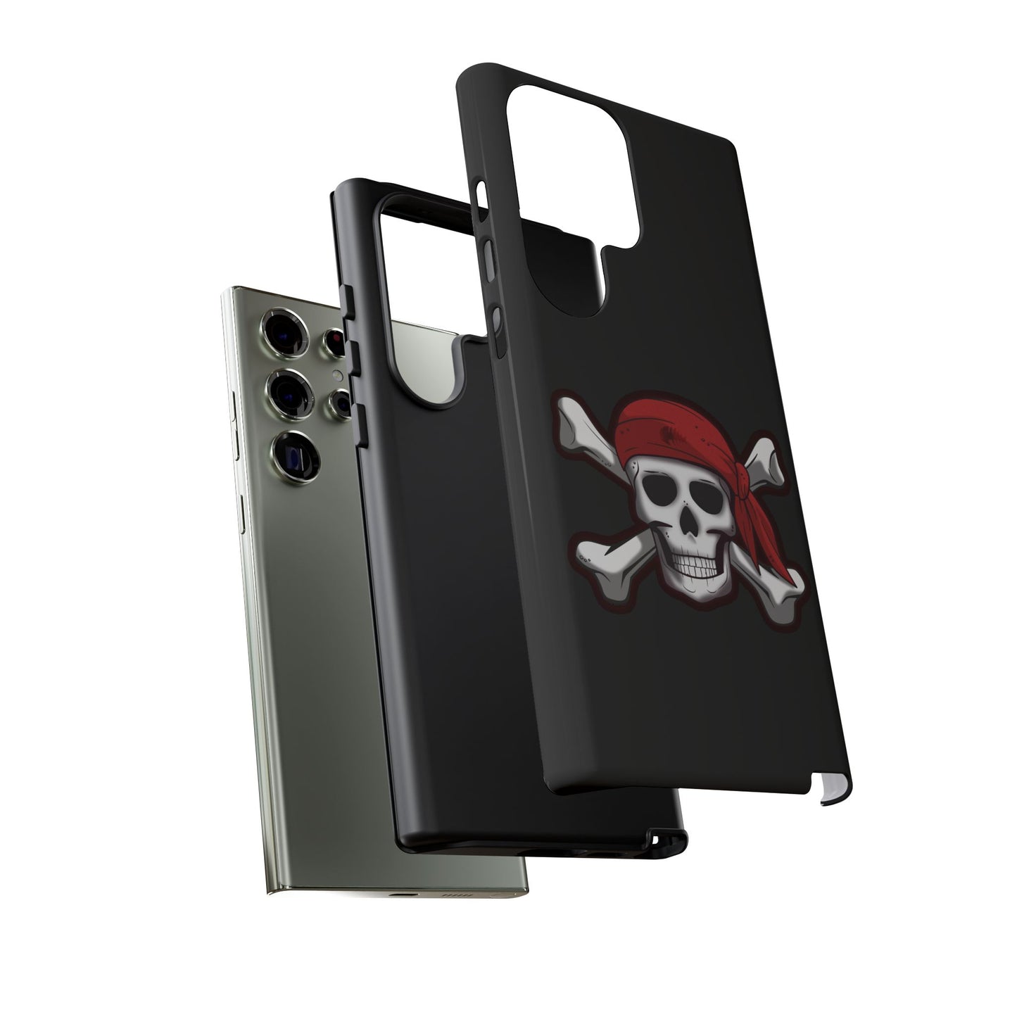 Pirate Skull and Crossbones with Jolly Roger Bandana - Tough Cases