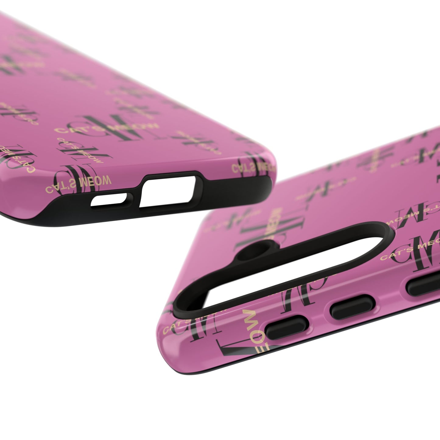 Phone Cases - Cat's Meow Logo Pattern Tough Cases