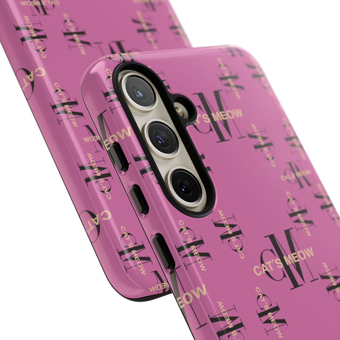 Phone Cases - Cat's Meow Logo Pattern Tough Cases