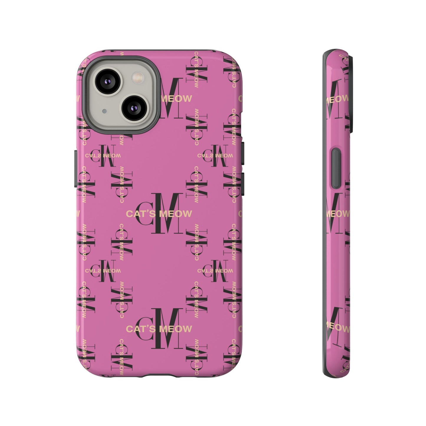 Phone Cases - Cat's Meow Logo Pattern Tough Cases