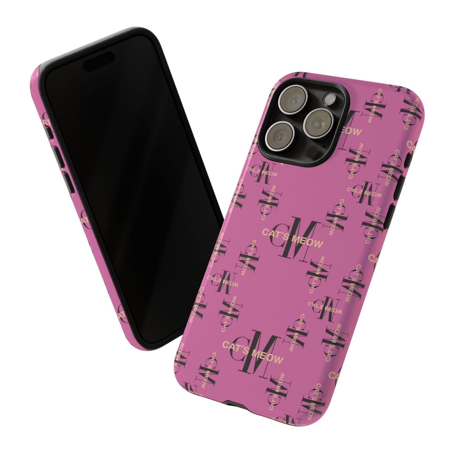 Phone Cases - Cat's Meow Logo Pattern Tough Cases