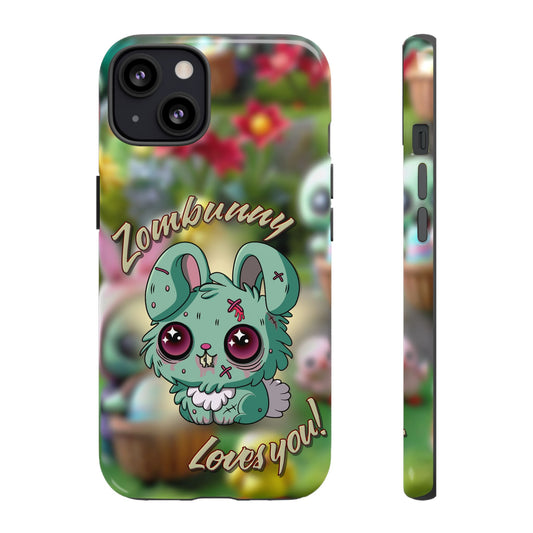 Phone Case - Cute Zombie Bunny - Zombunny Loves You