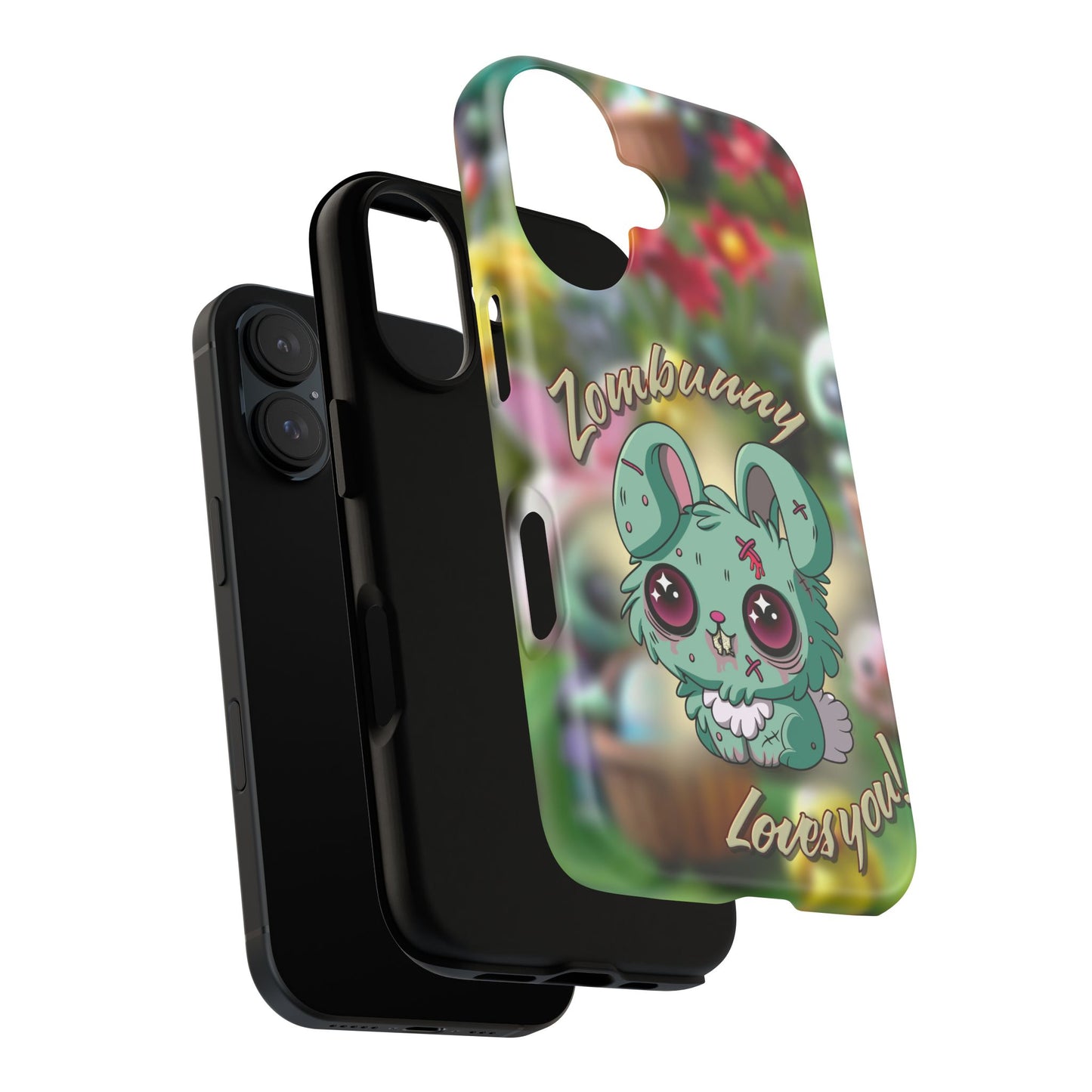 Phone Case - Cute Zombie Bunny - Zombunny Loves You