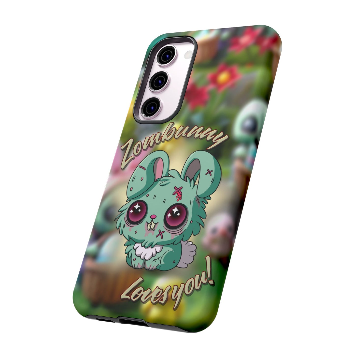 Phone Case - Cute Zombie Bunny - Zombunny Loves You