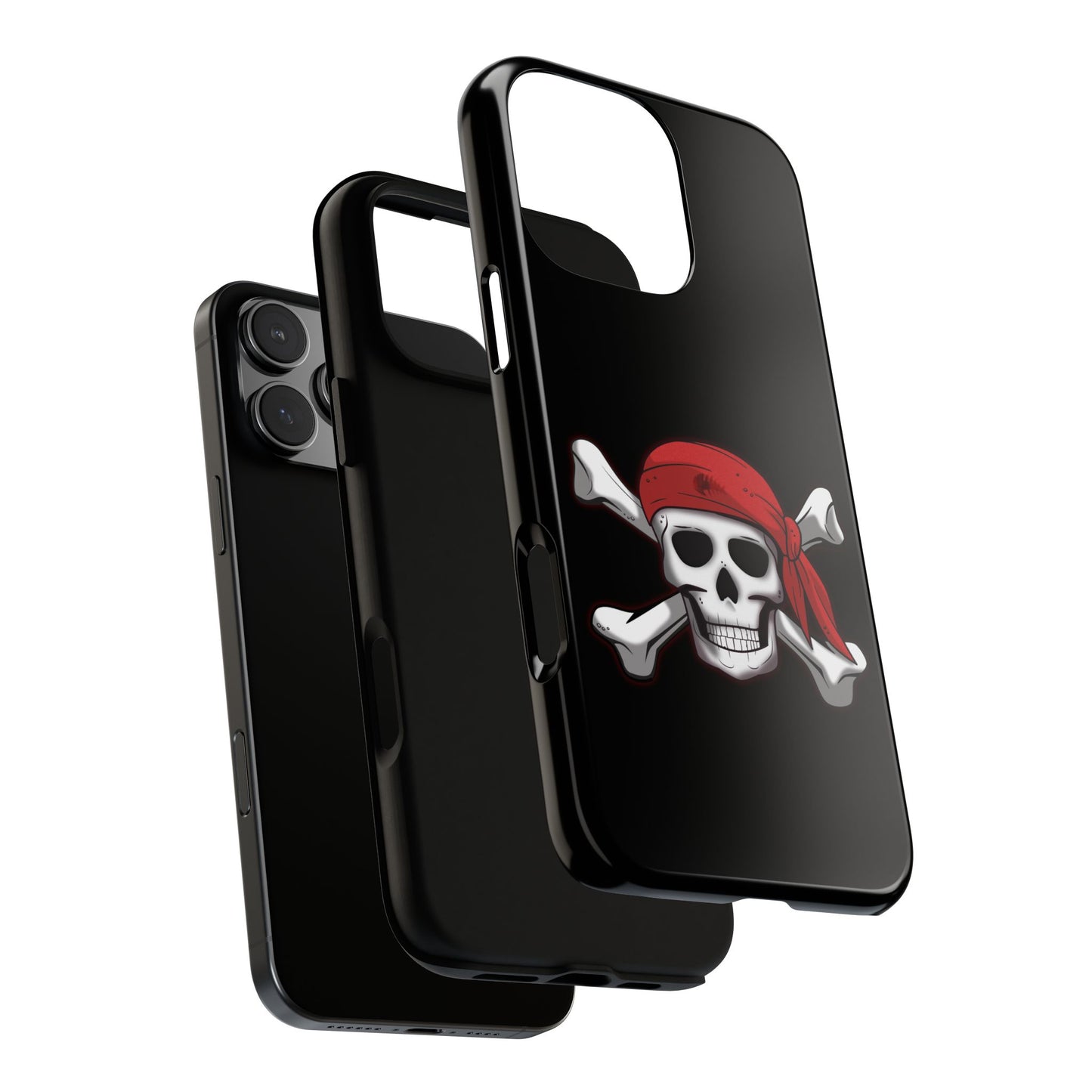 Pirate Skull and Crossbones with Jolly Roger Bandana - Tough Cases