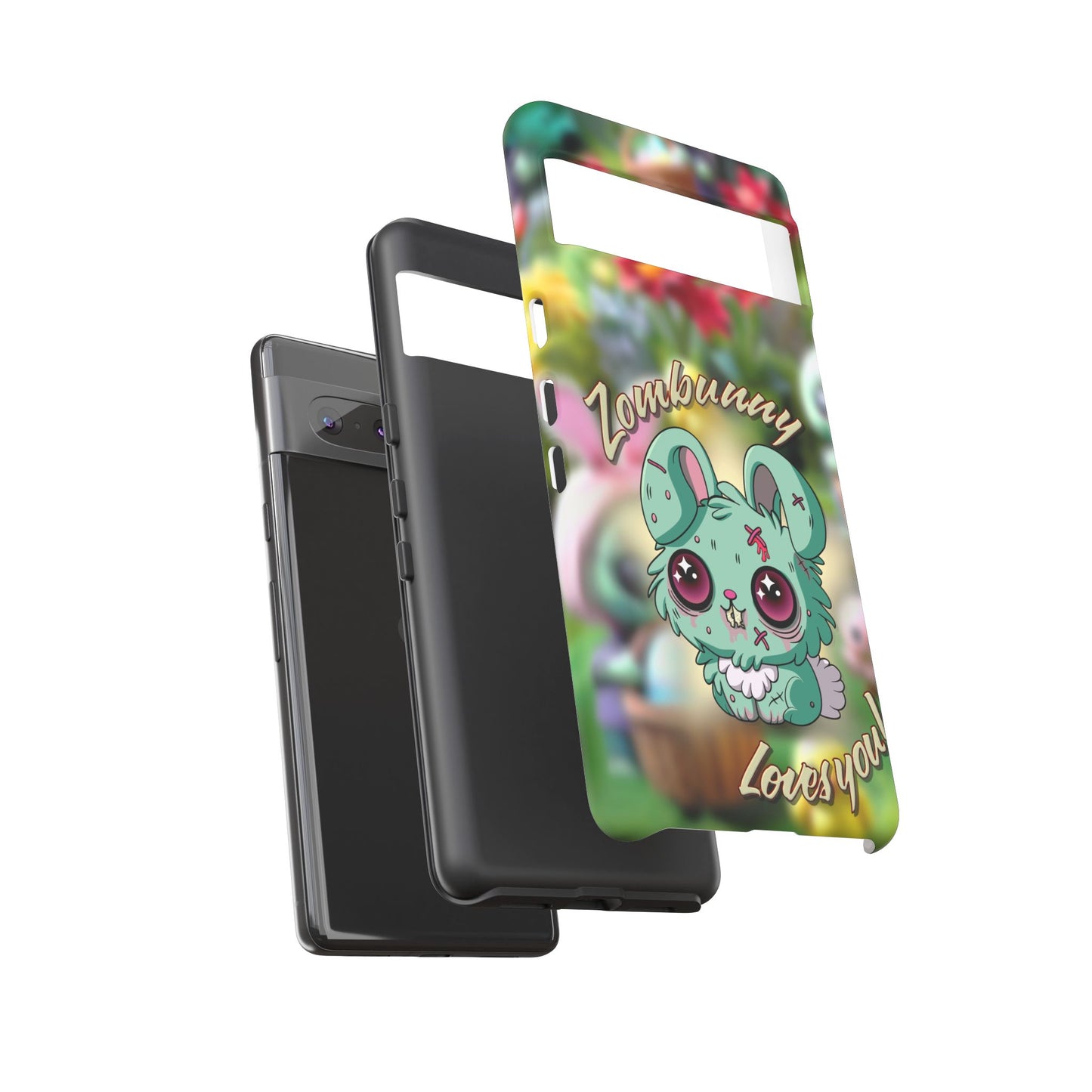 Phone Case - Cute Zombie Bunny - Zombunny Loves You