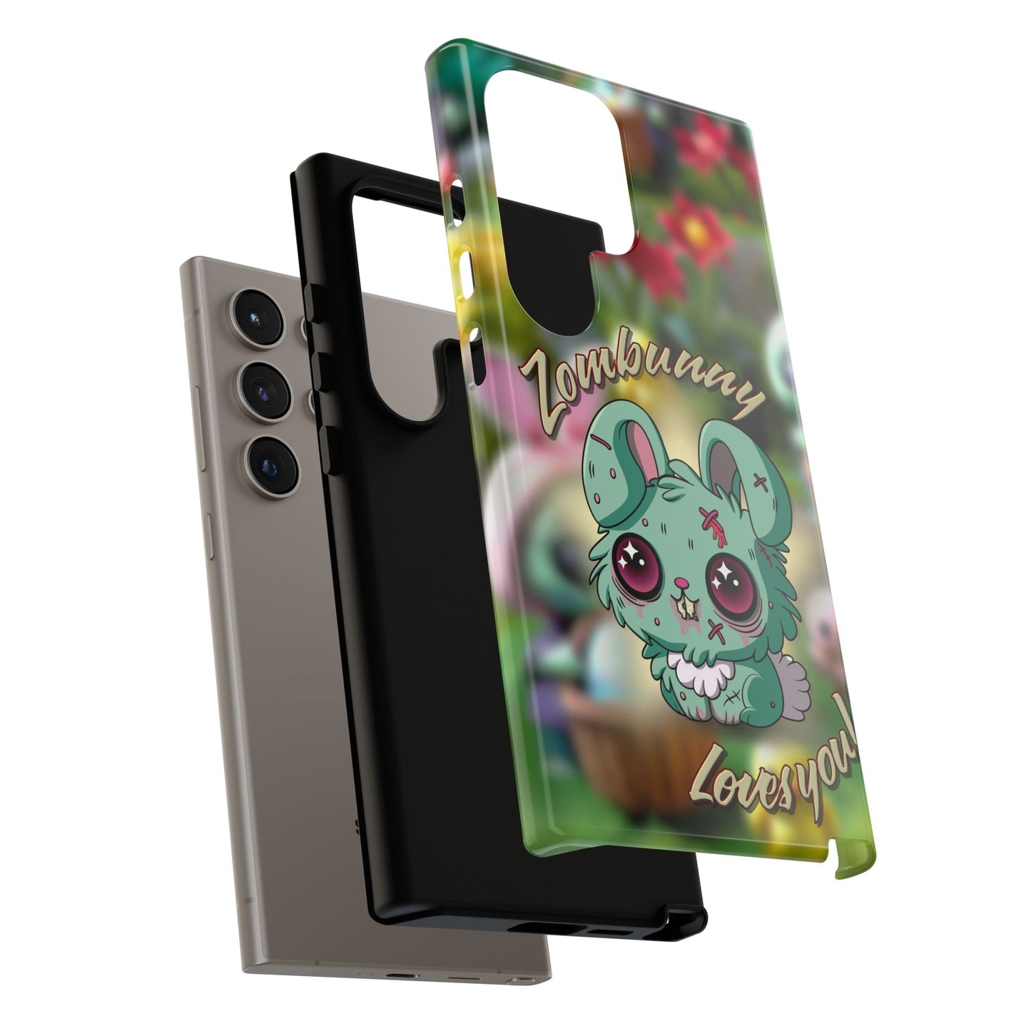 Phone Case - Cute Zombie Bunny - Zombunny Loves You