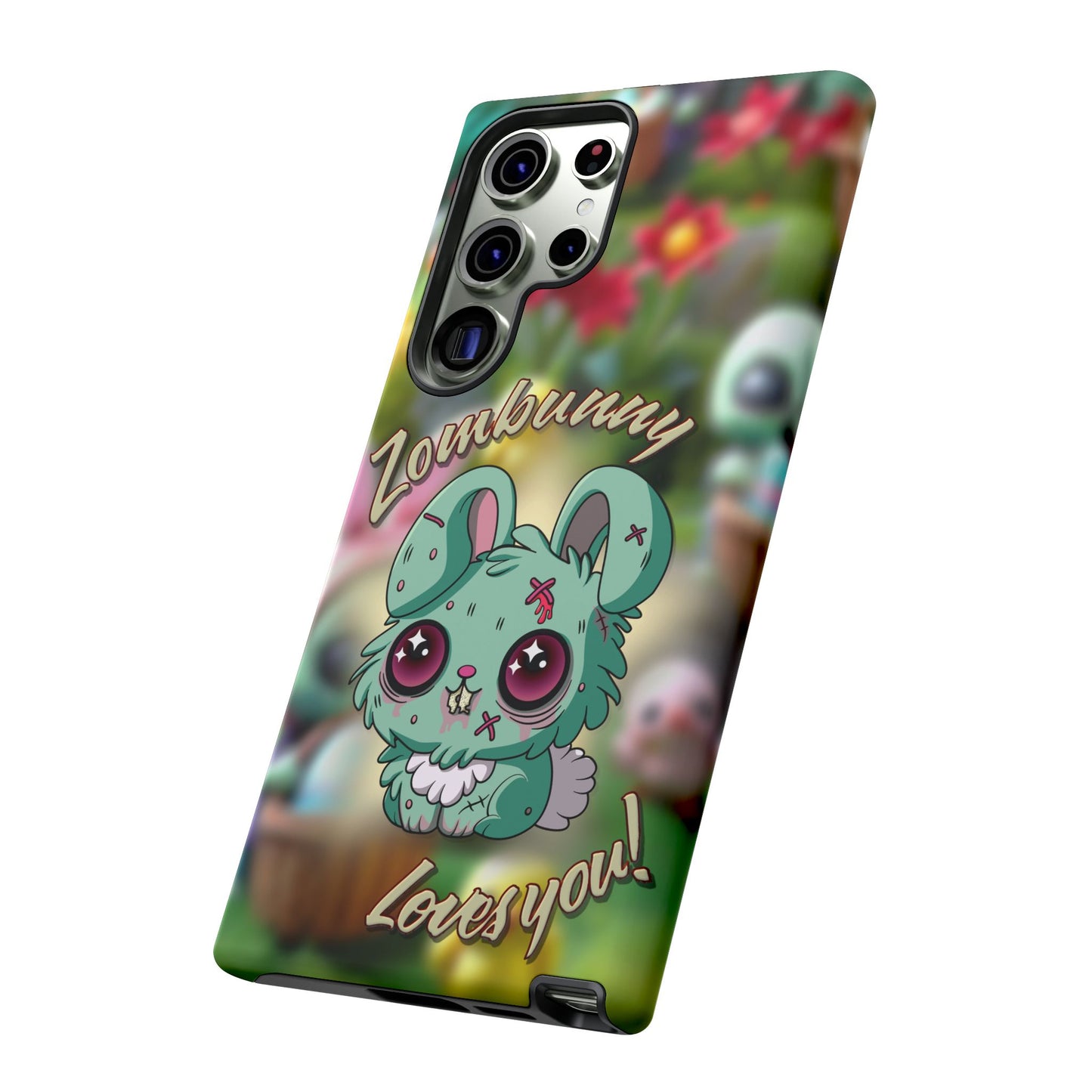 Phone Case - Cute Zombie Bunny - Zombunny Loves You