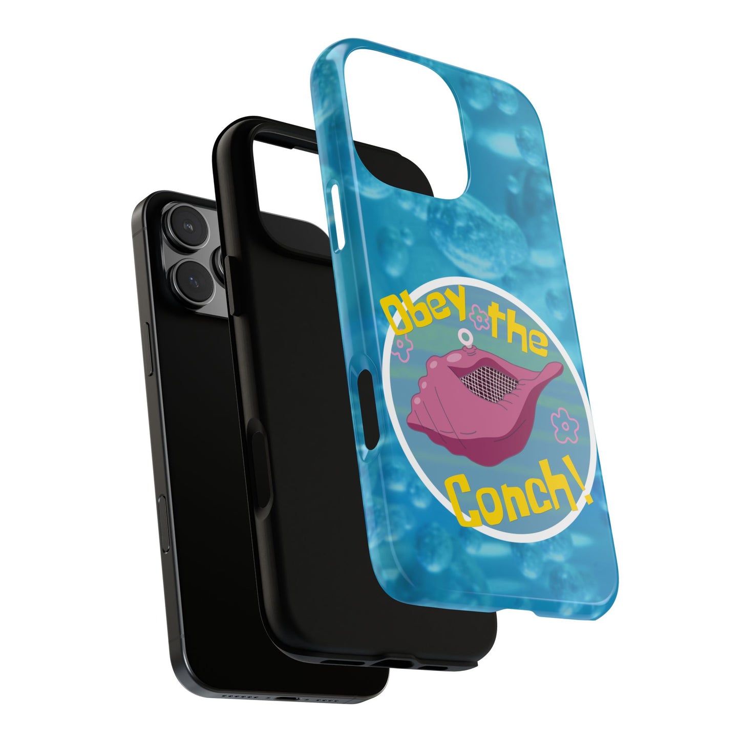 Phone Cases - Obey the Conch, Spongebob Design