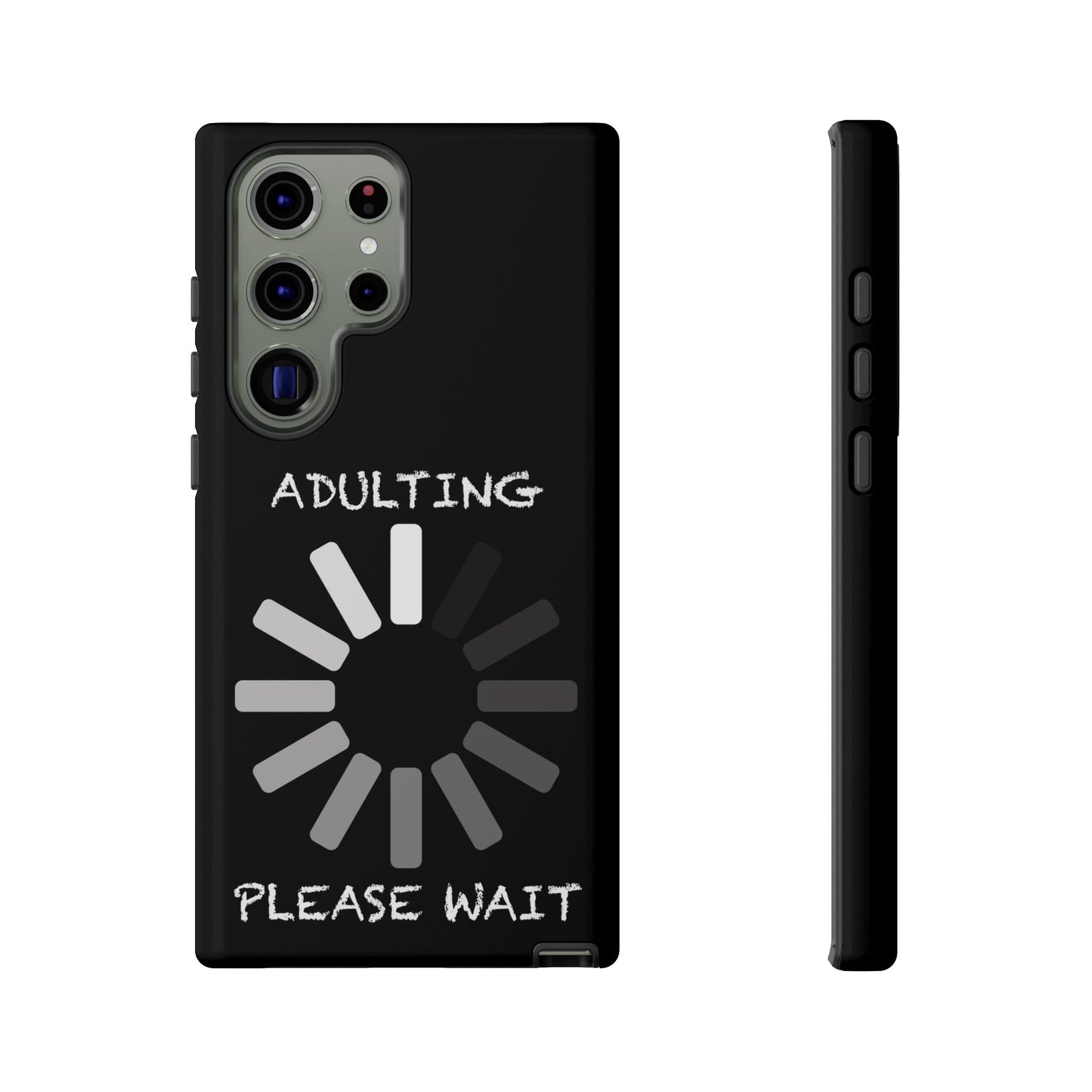 Phone Case - Adulting Please Wait Funny Tough Cases for Adults