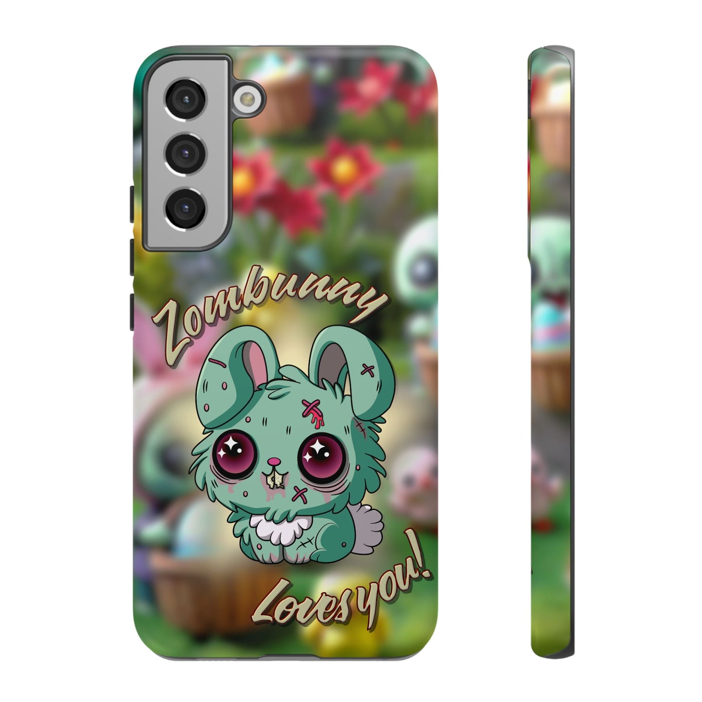 Phone Case - Cute Zombie Bunny - Zombunny Loves You