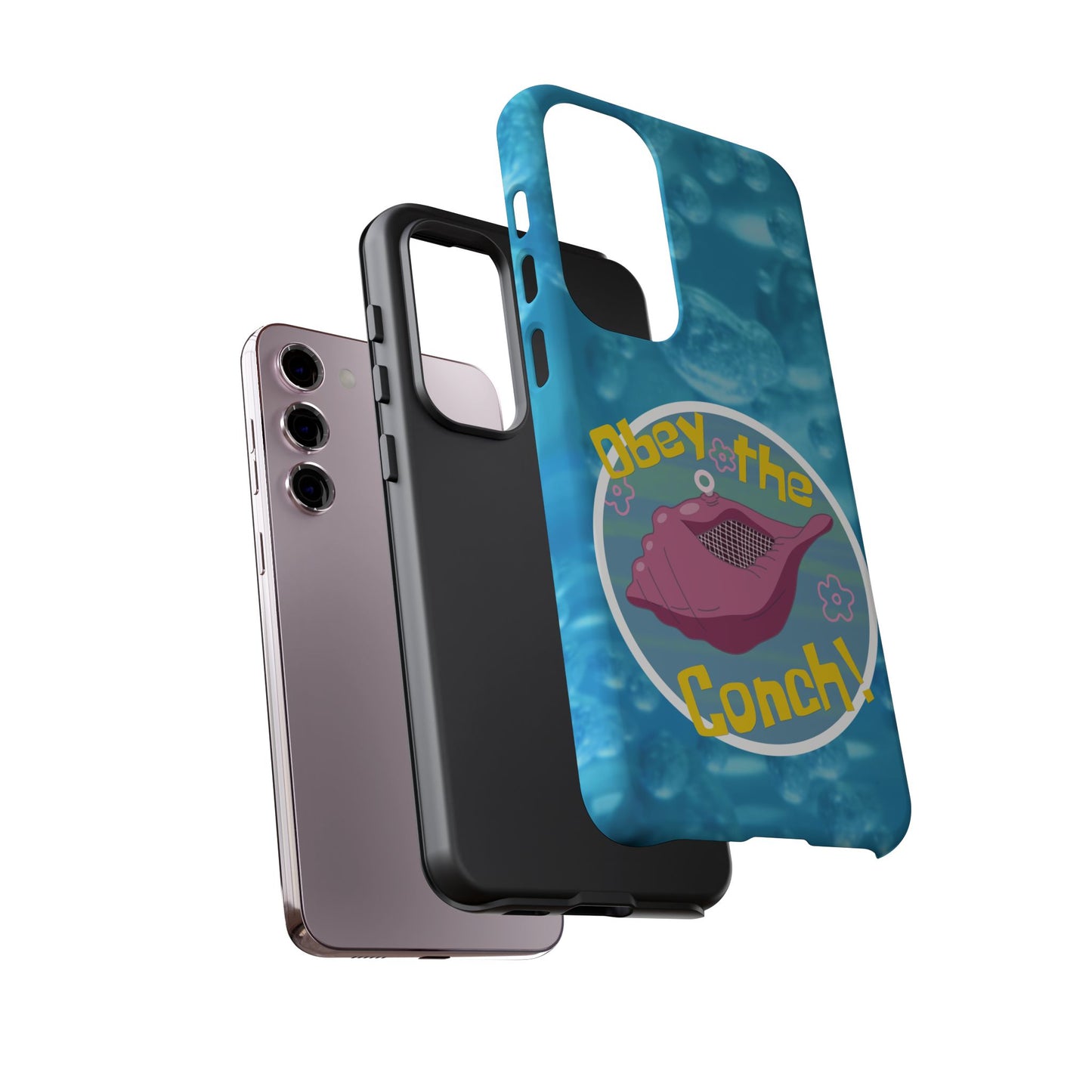 Phone Cases - Obey the Conch, Spongebob Design