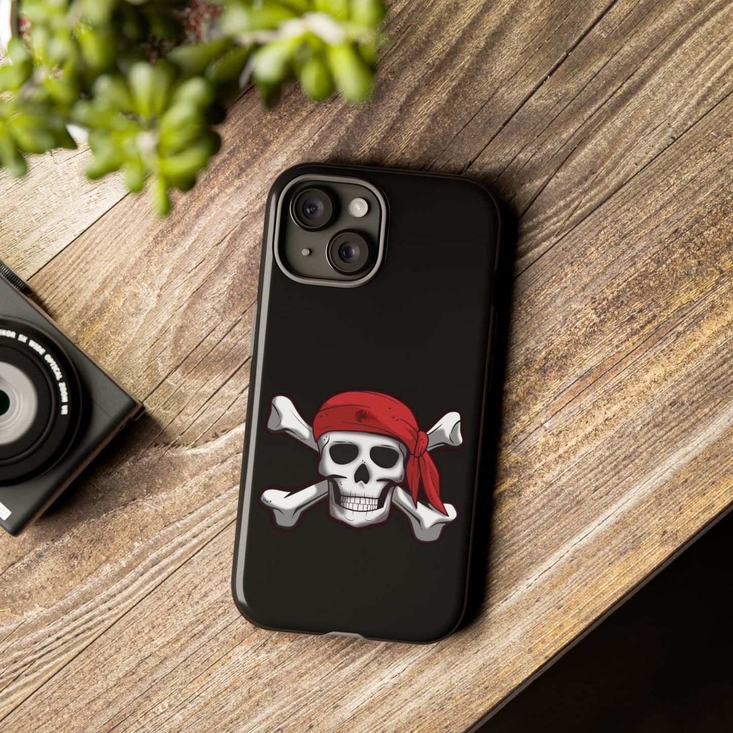 Pirate Skull and Crossbones with Jolly Roger Bandana - Tough Cases