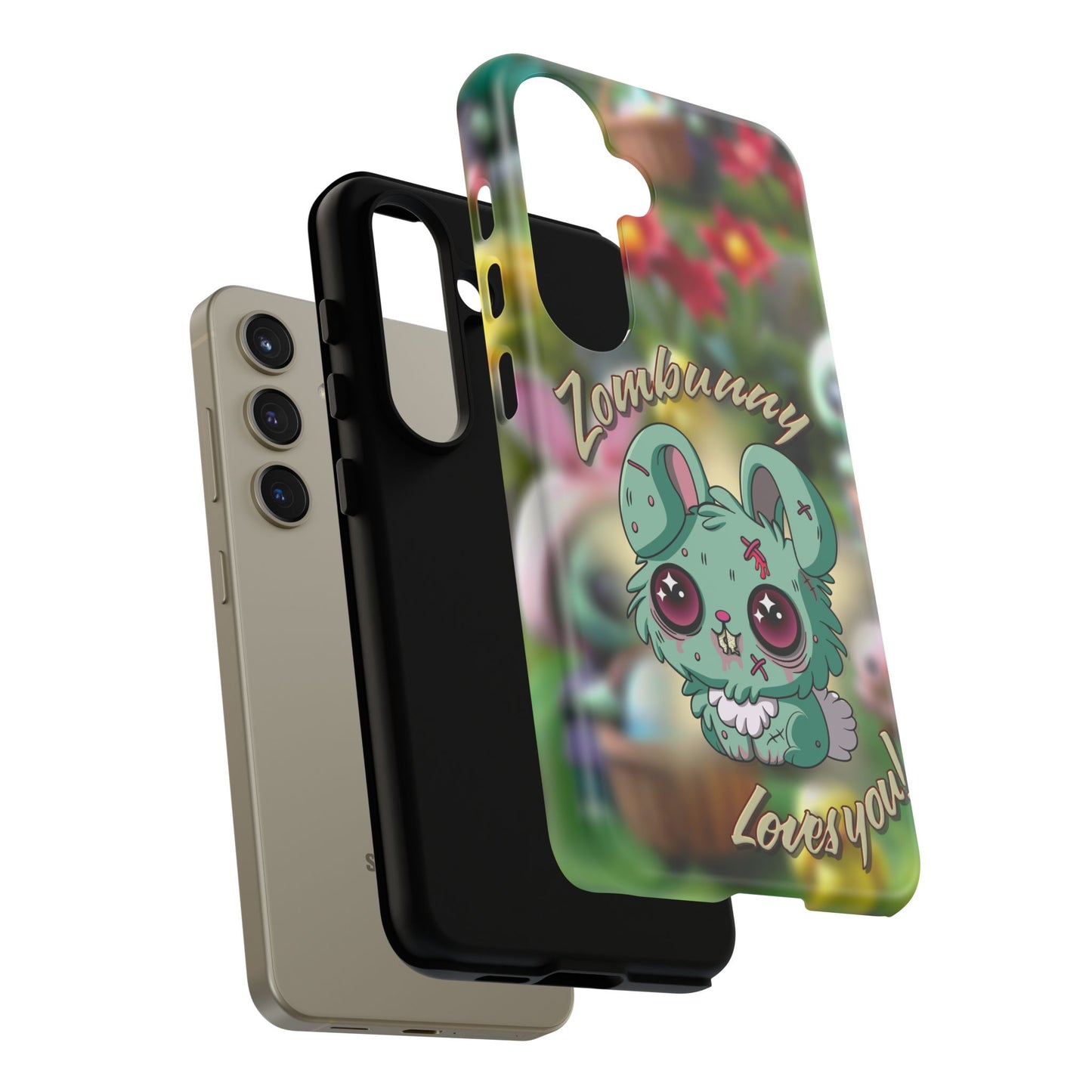 Phone Case - Cute Zombie Bunny - Zombunny Loves You