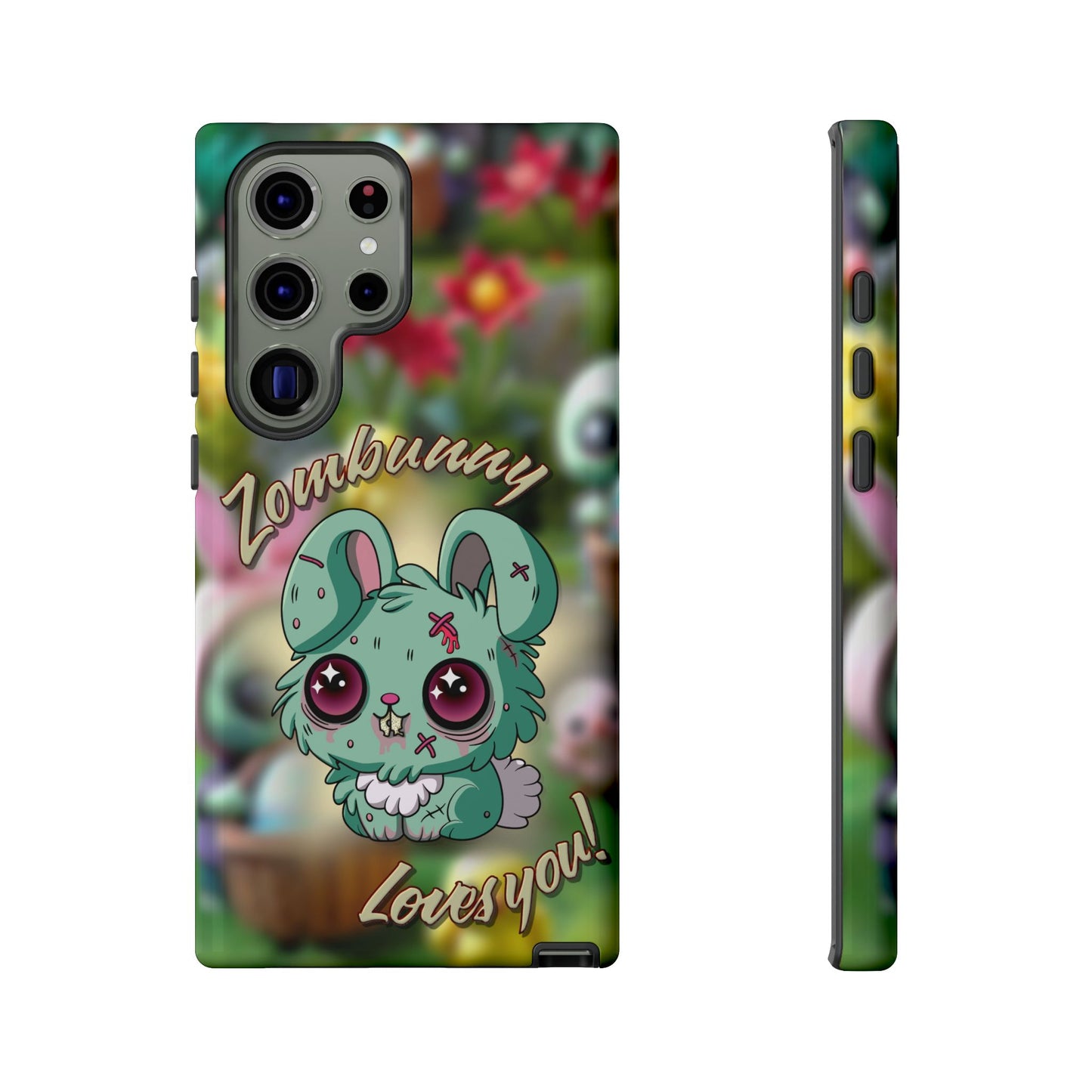 Phone Case - Cute Zombie Bunny - Zombunny Loves You