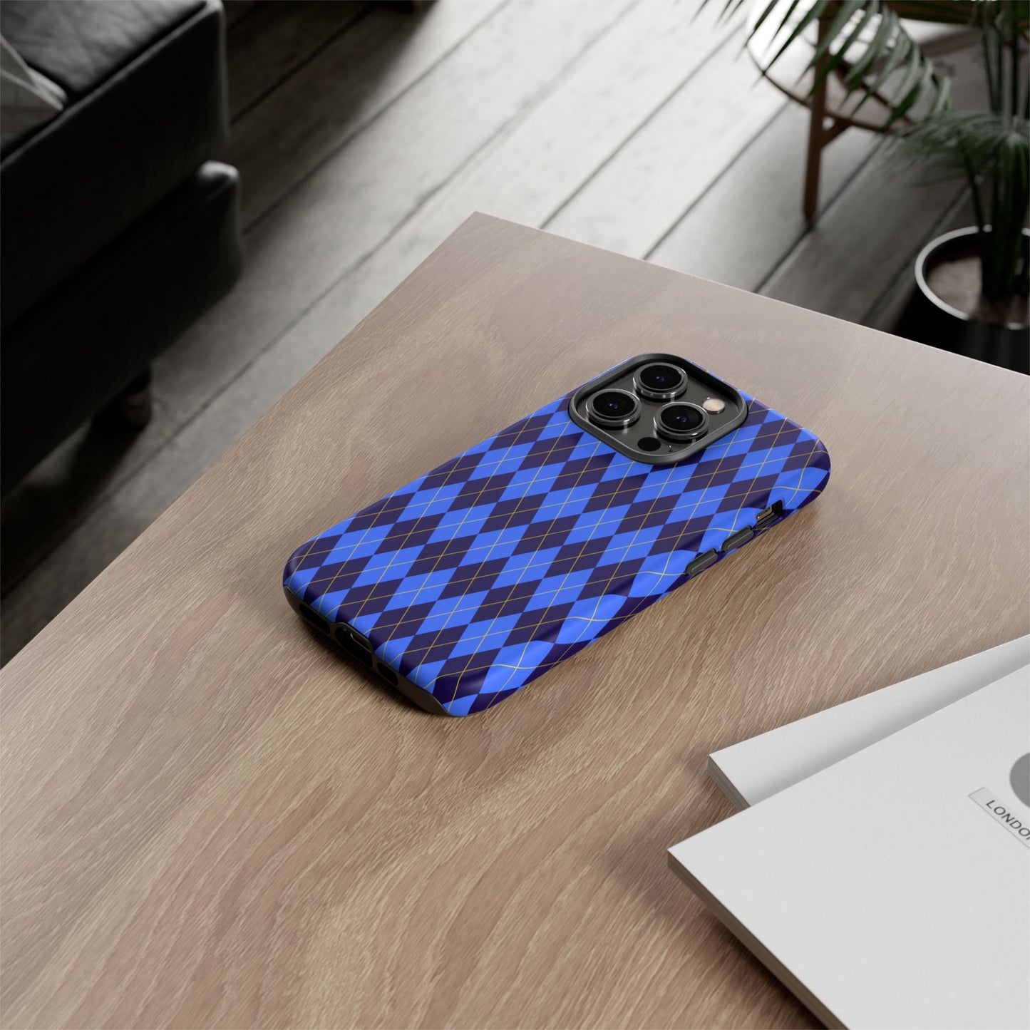 Stylish Argyle Phone Case - Tough Cases for Trendsetters