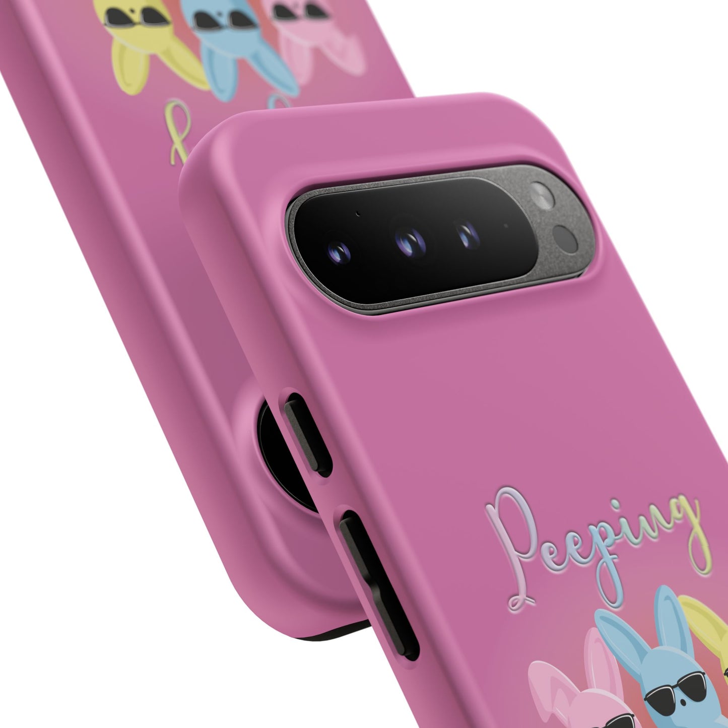 Phone Case - Peeping It Real Bunny Design for Easter & Spring