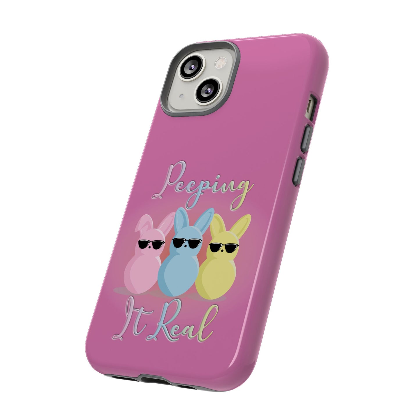 Phone Case - Peeping It Real Bunny Design for Easter & Spring