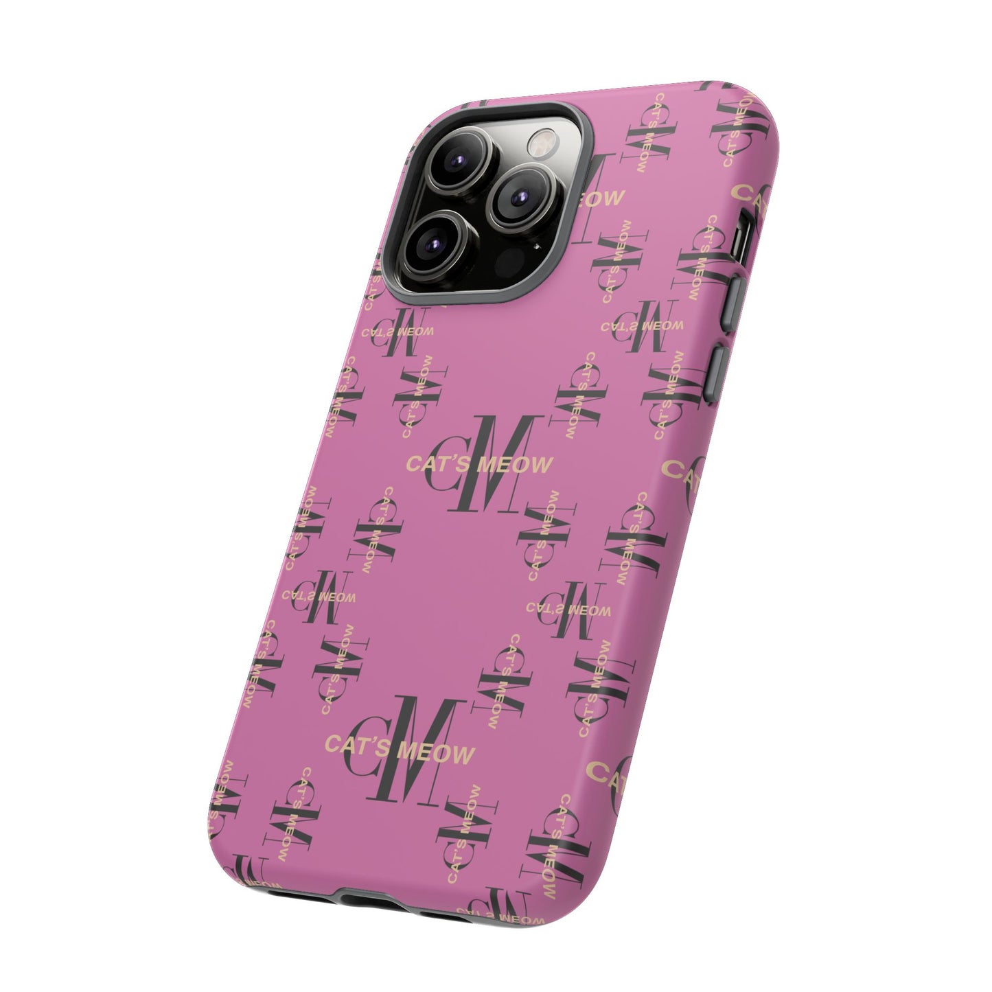 Phone Cases - Cat's Meow Logo Pattern Tough Cases